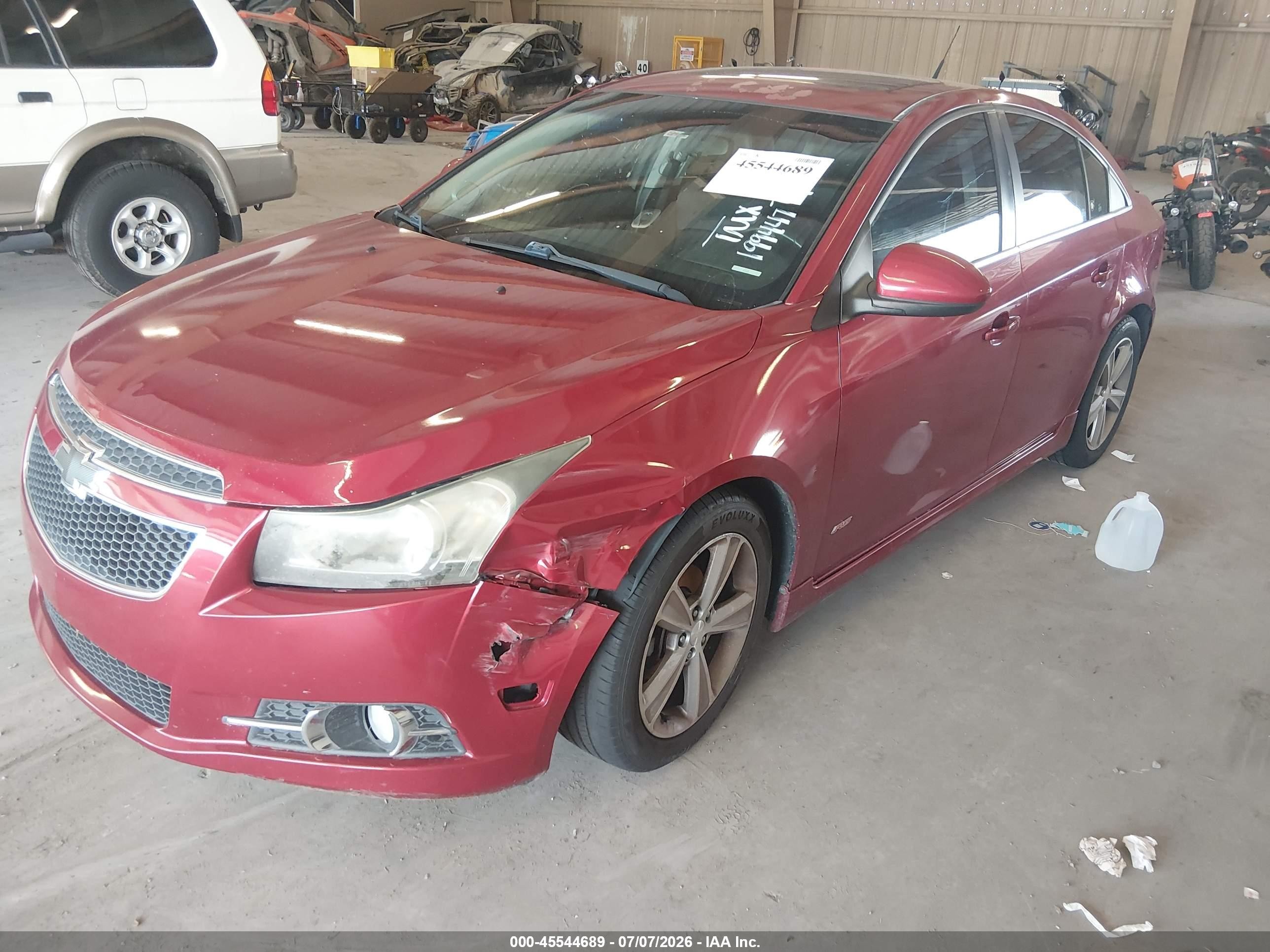 2012 Chevrolet Cruze 2lt Burgundy vin: 1G1PG5SCXC7199447