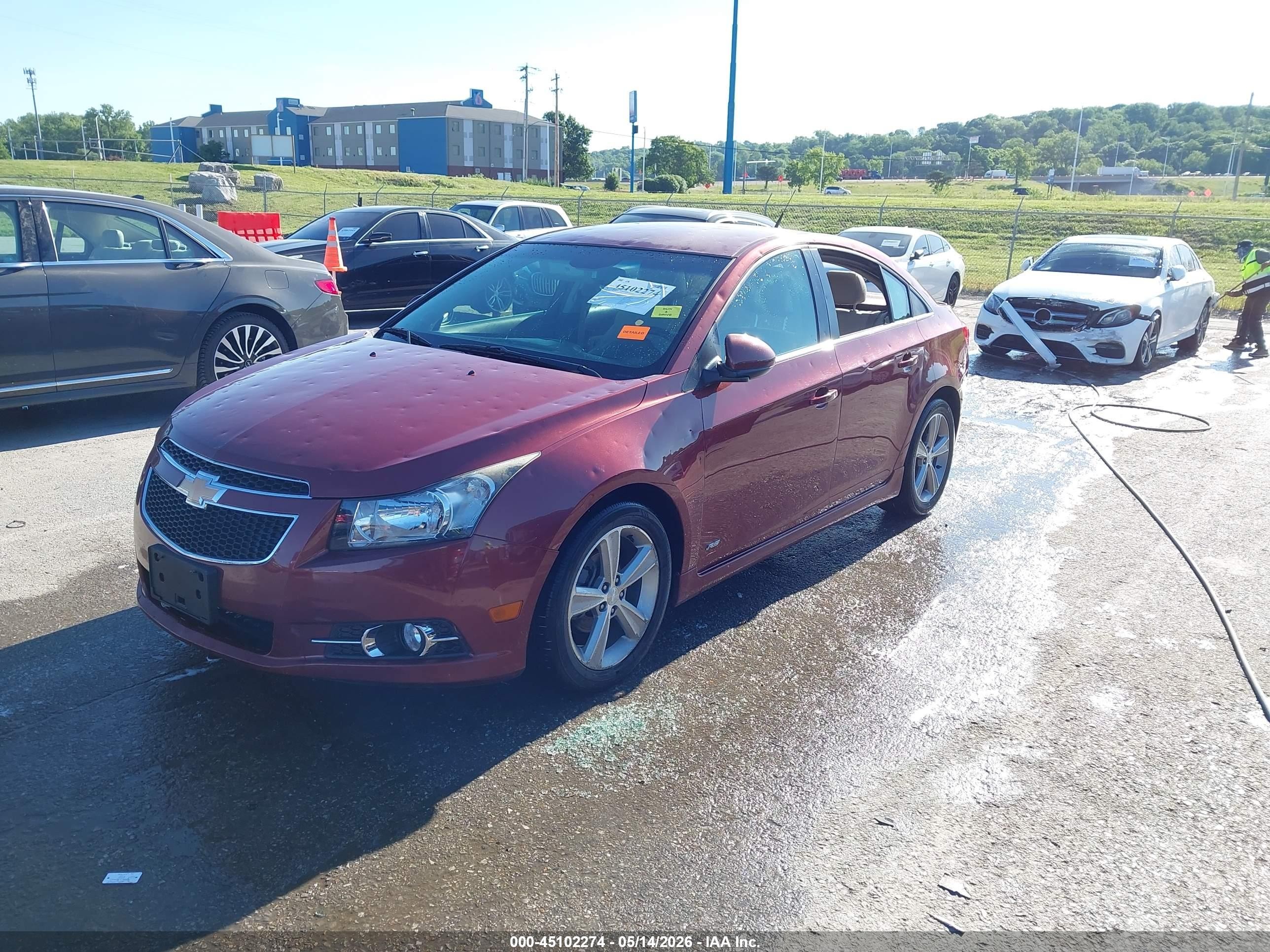 2012 Chevrolet Cruze 2lt Красный vin: 1G1PG5SCXC7263826