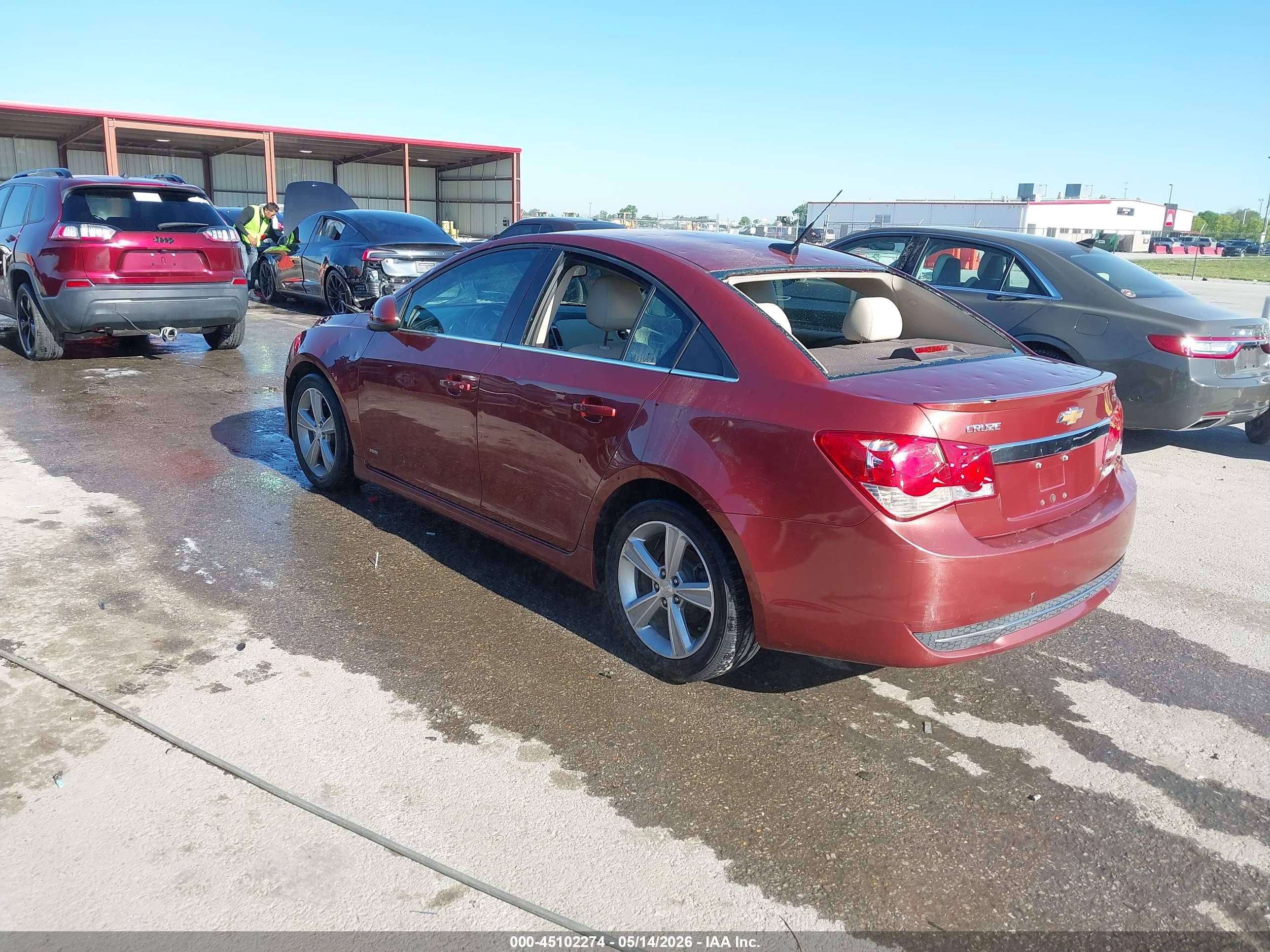 2012 Chevrolet Cruze 2lt Красный vin: 1G1PG5SCXC7263826