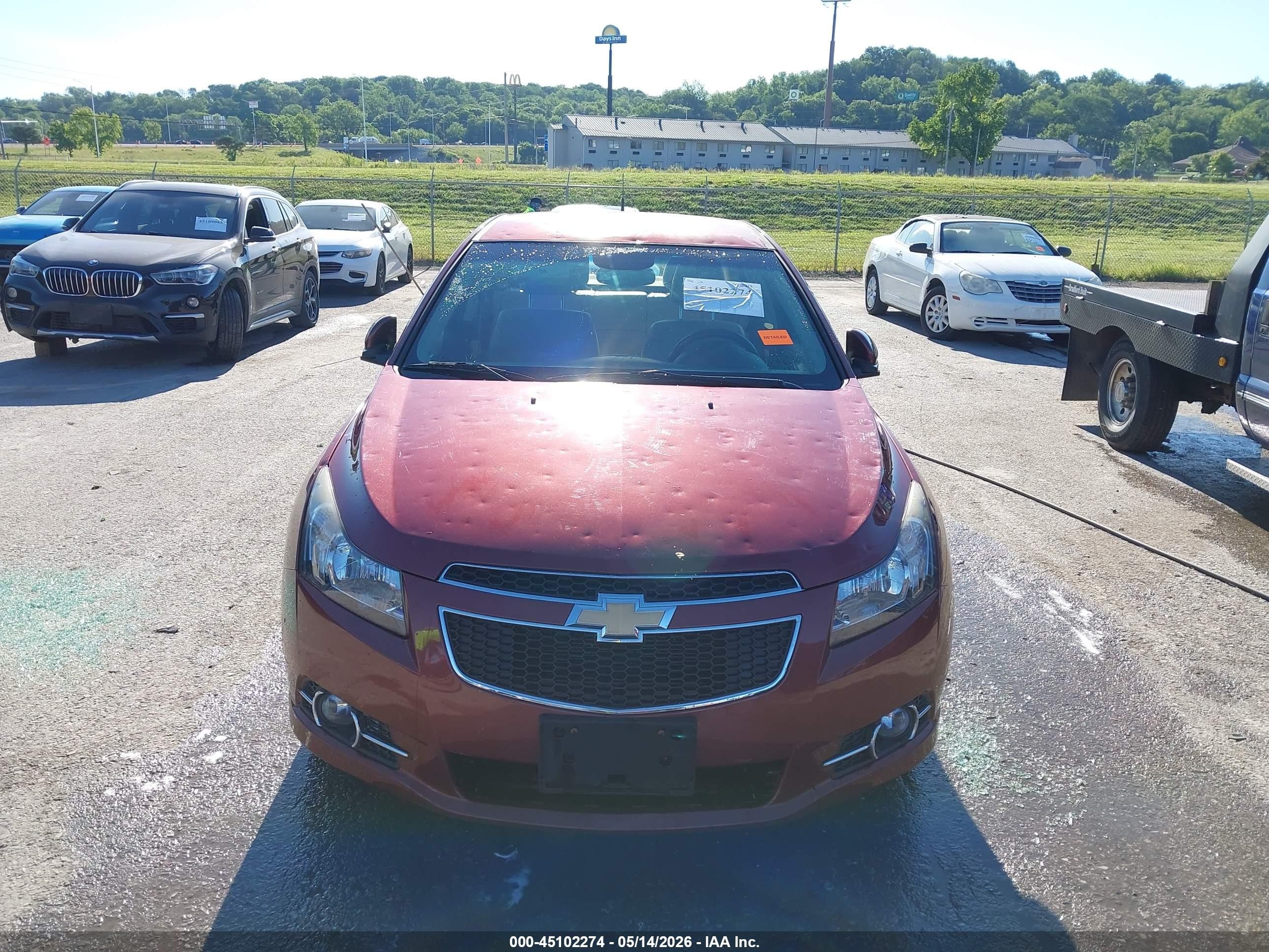 2012 Chevrolet Cruze 2lt Красный vin: 1G1PG5SCXC7263826