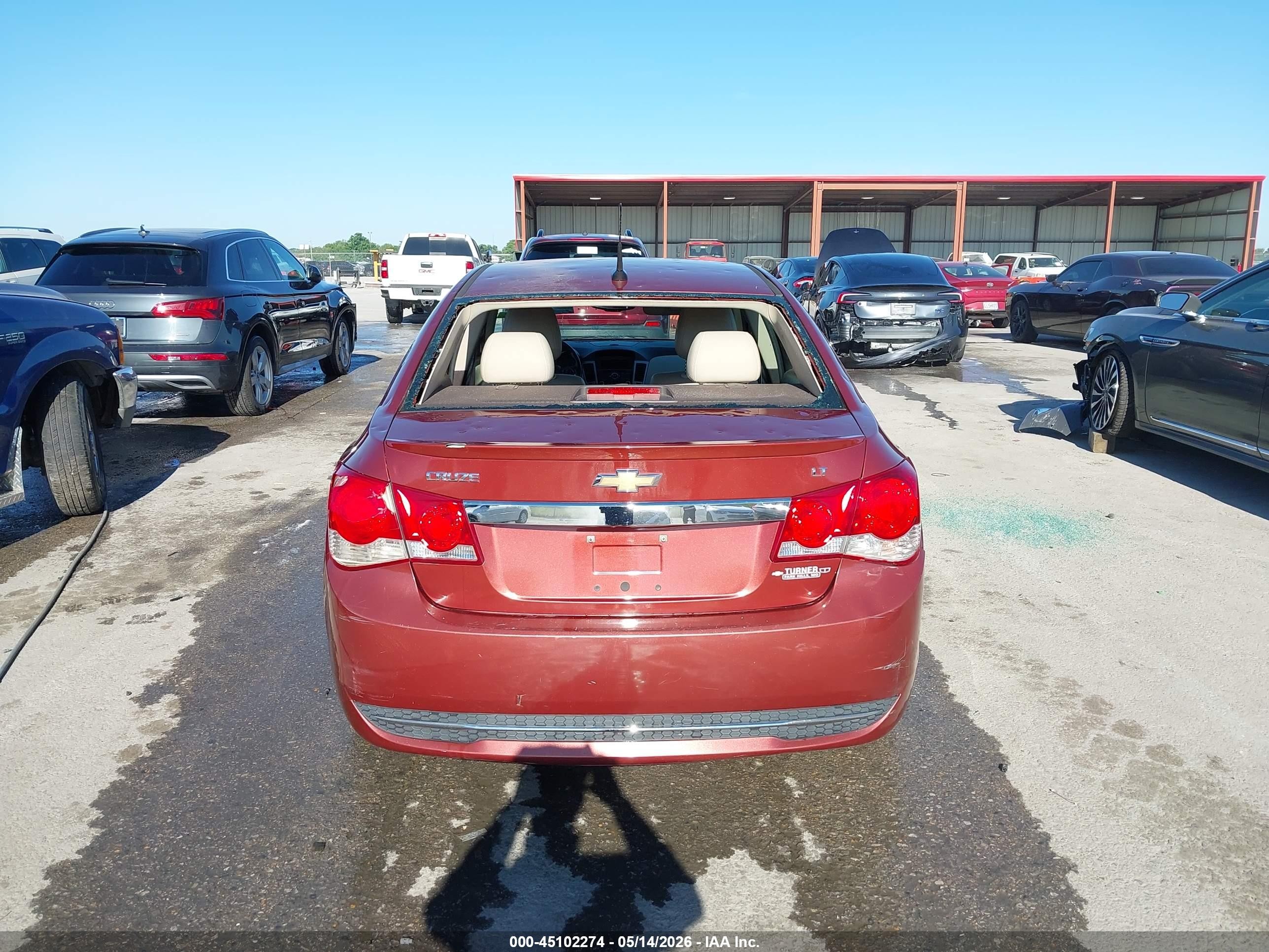 2012 Chevrolet Cruze 2lt Красный vin: 1G1PG5SCXC7263826