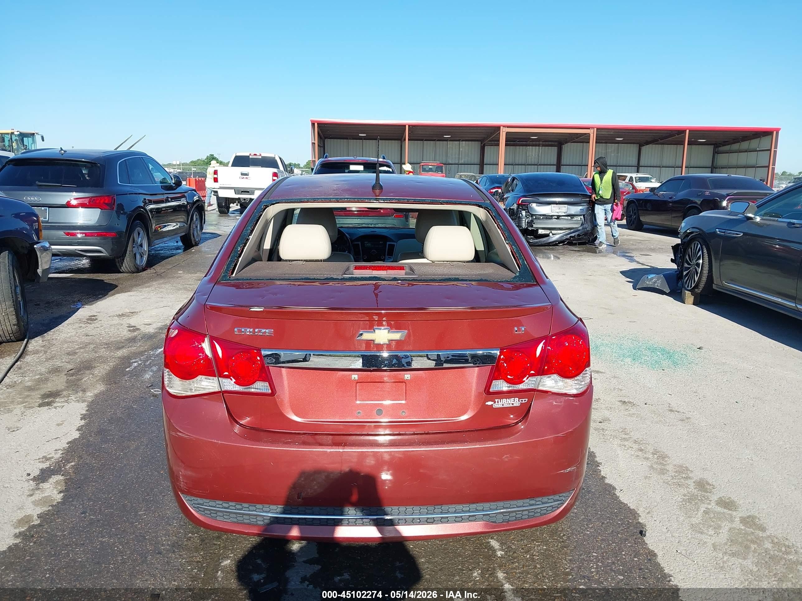 2012 Chevrolet Cruze 2lt Красный vin: 1G1PG5SCXC7263826
