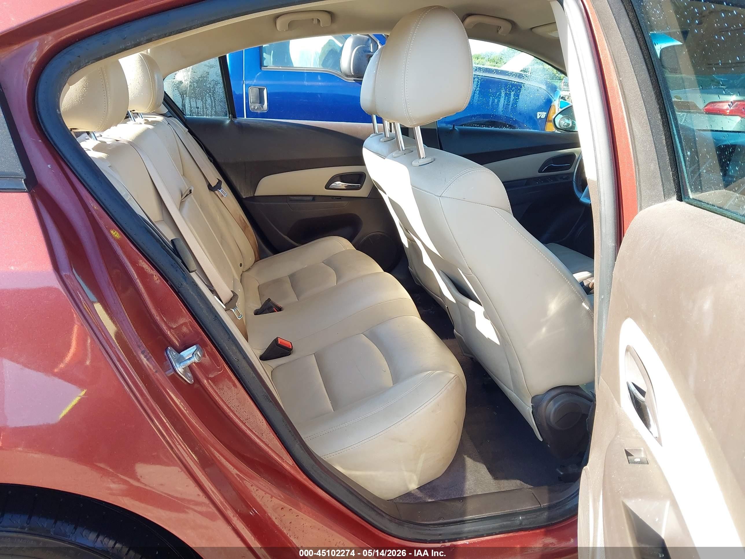 2012 Chevrolet Cruze 2lt Красный vin: 1G1PG5SCXC7263826