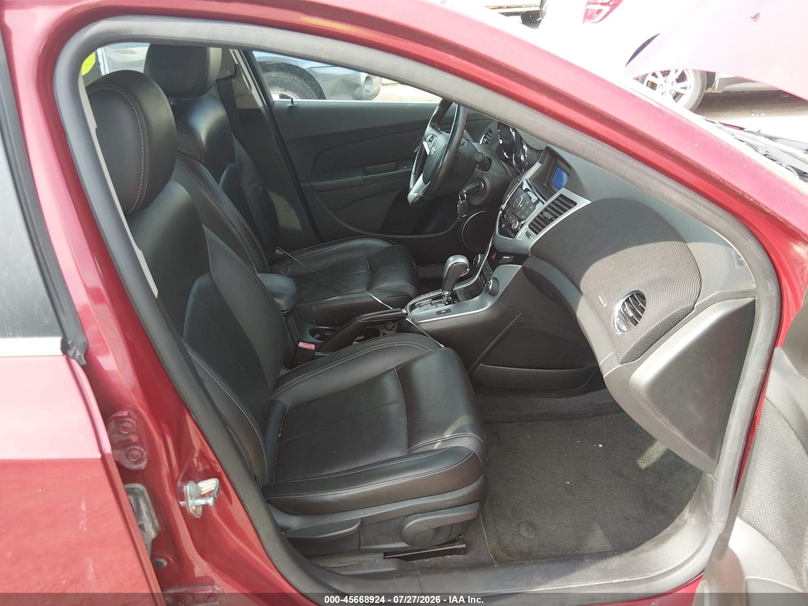 2011 Chevrolet Cruze Ltz Red vin: 1G1PH5S90B7190580