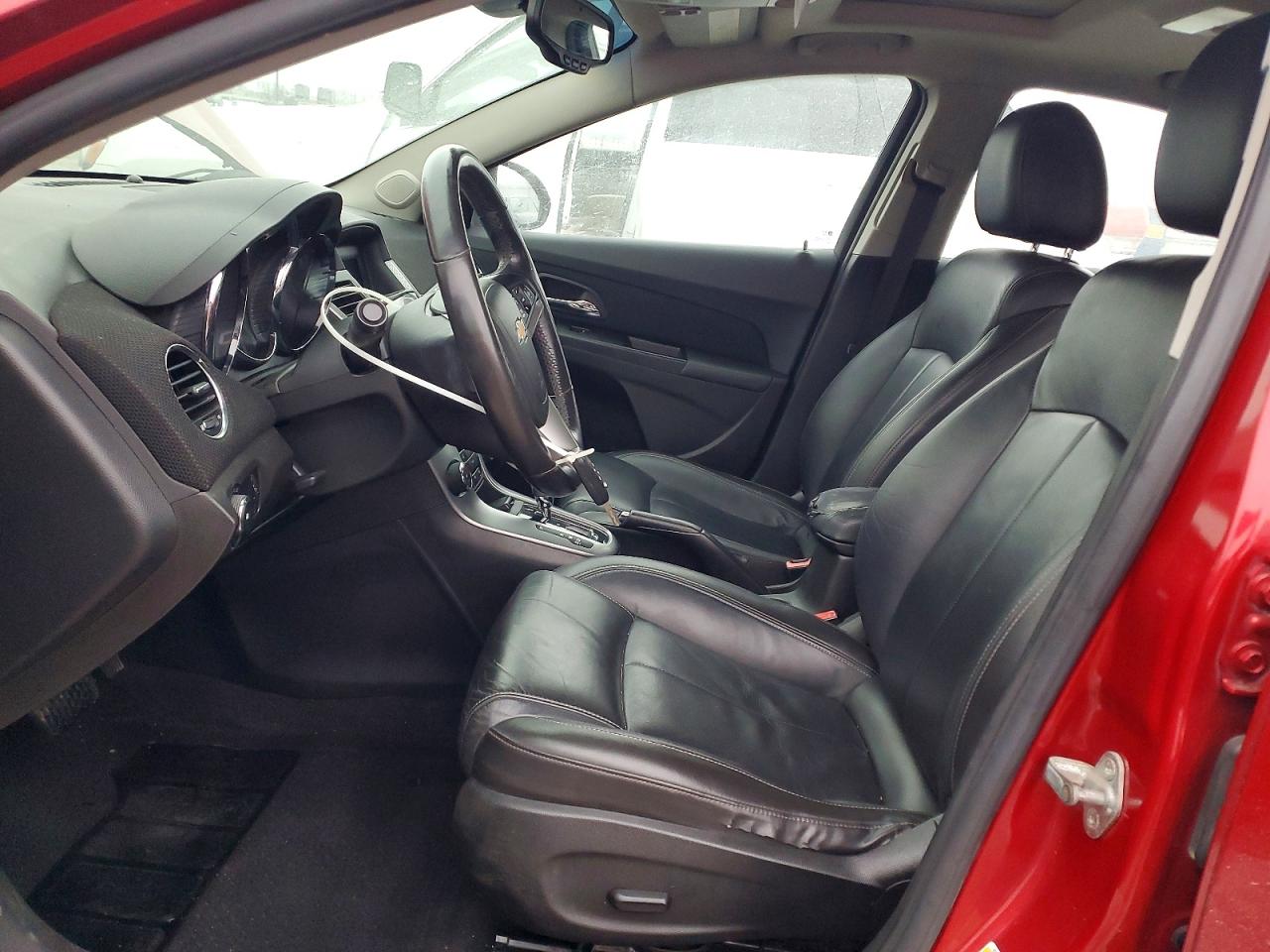 2011 Chevrolet Cruze Ltz Red vin: 1G1PH5S92B7157872
