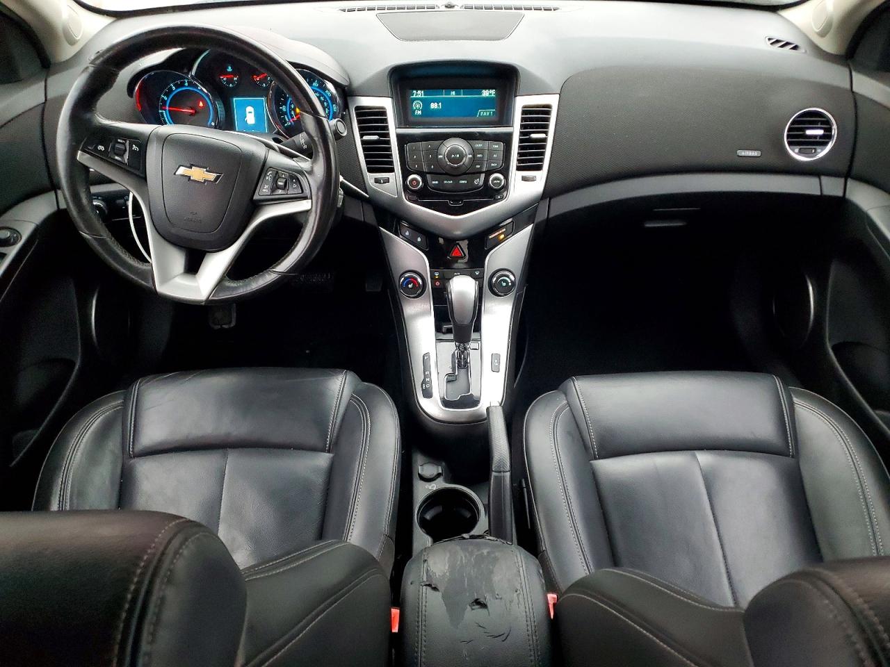2011 Chevrolet Cruze Ltz Red vin: 1G1PH5S92B7157872
