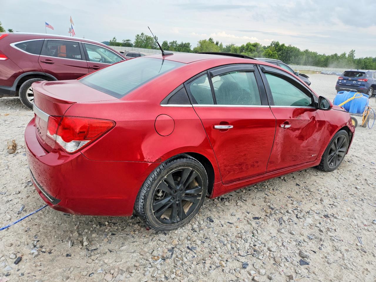 2011 Chevrolet Cruze Ltz Красный vin: 1G1PH5S92B7170380