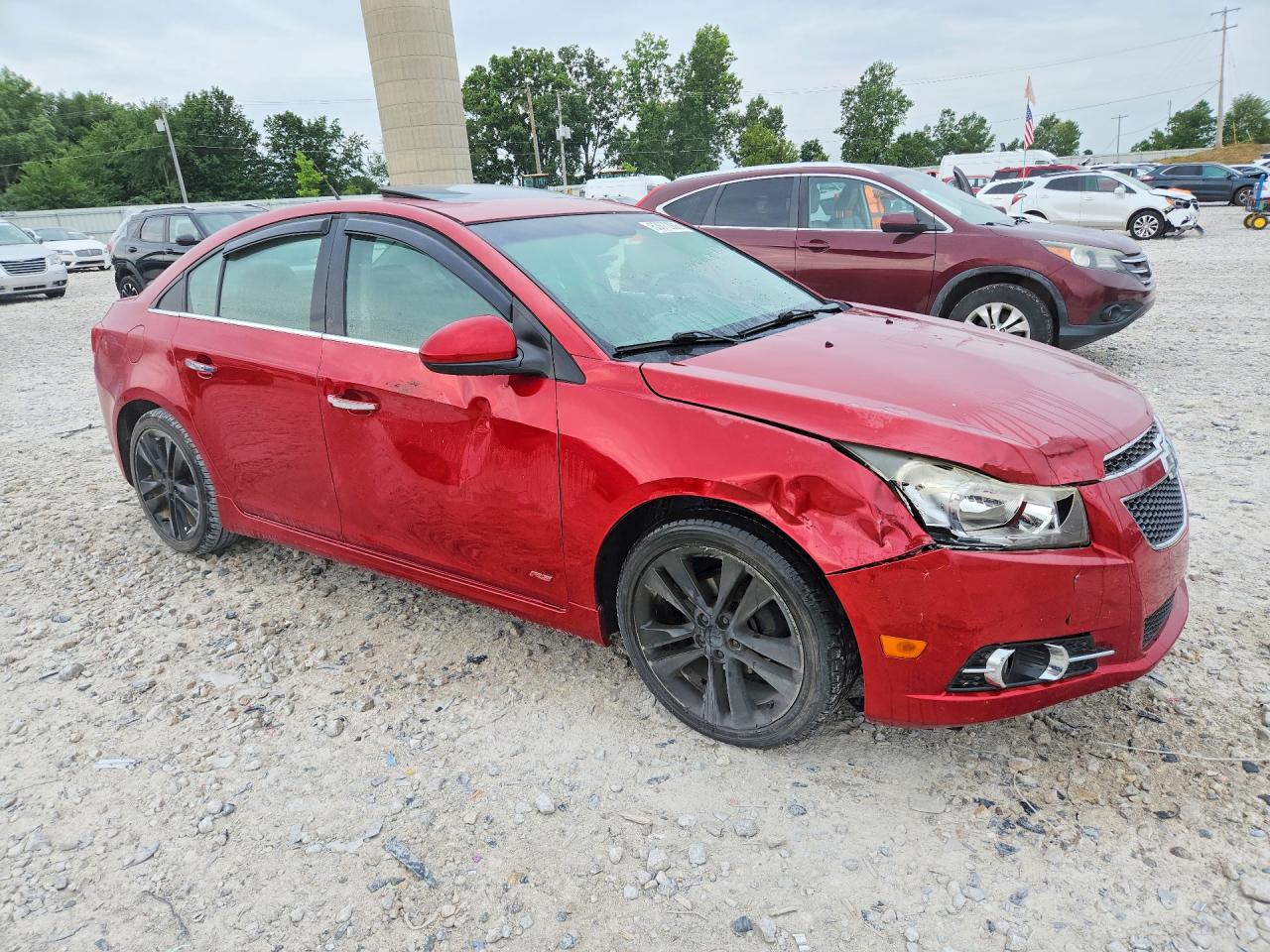 2011 Chevrolet Cruze Ltz Красный vin: 1G1PH5S92B7170380