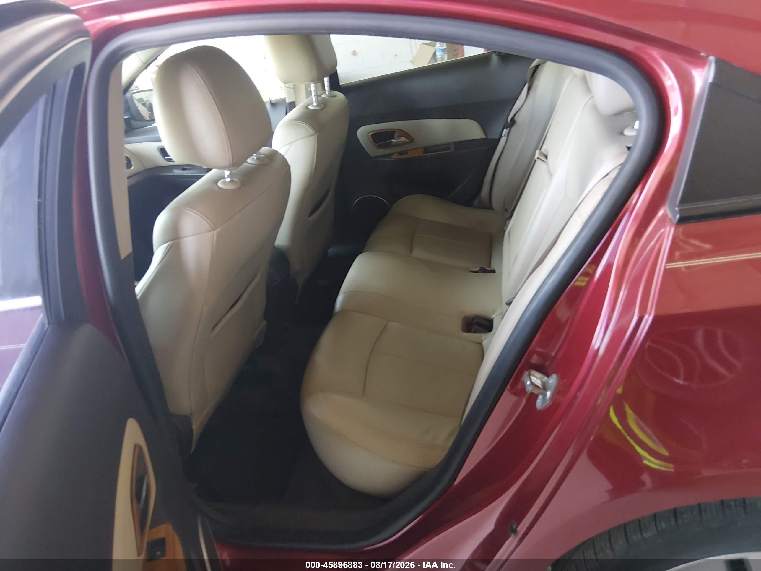 2011 Chevrolet Cruze Ltz Red vin: 1G1PH5S92B7203720