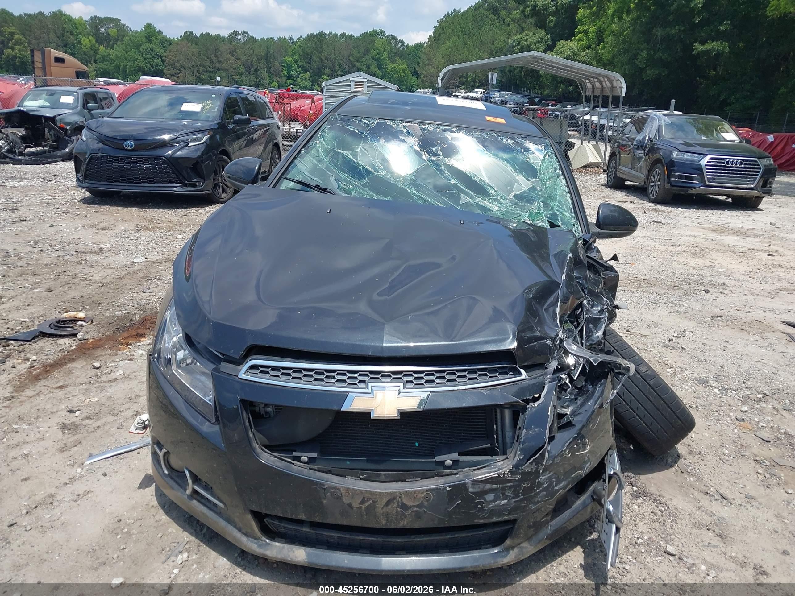 2011 Chevrolet Cruze Ltz Black vin: 1G1PH5S92B7210571