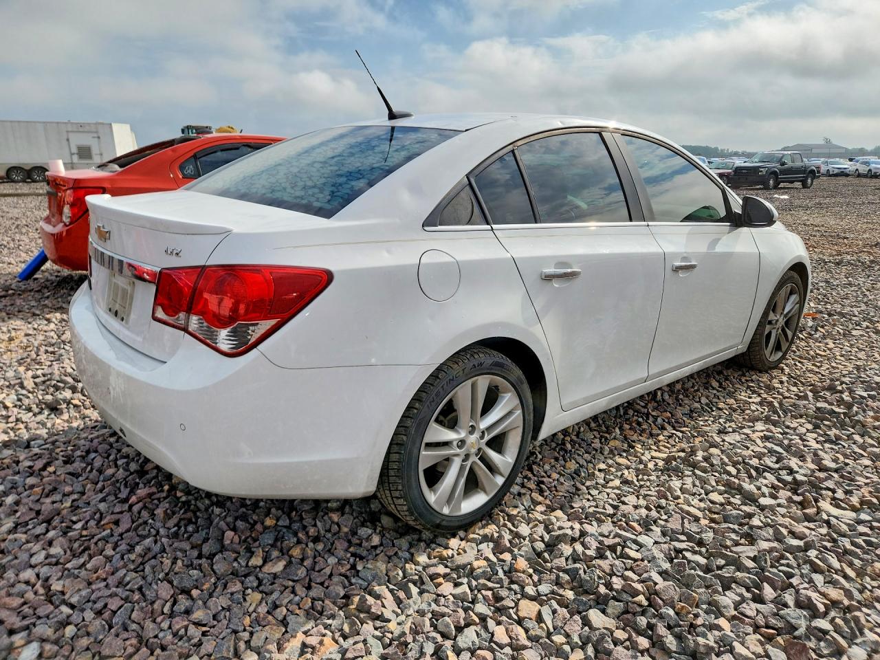 2011 Chevrolet Cruze Ltz White vin: 1G1PH5S93B7131362