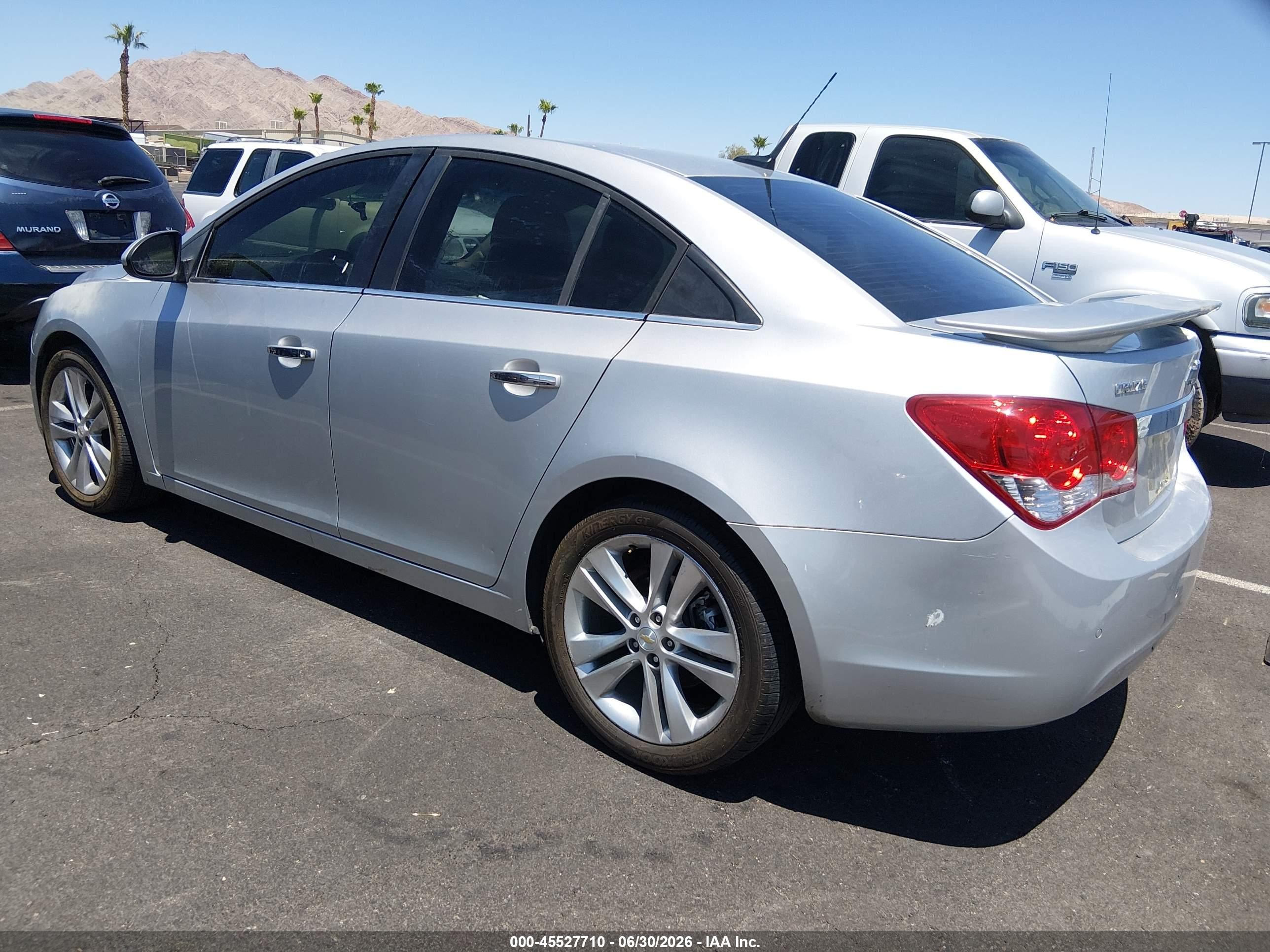 2011 Chevrolet Cruze Ltz Silver vin: 1G1PH5S93B7169108