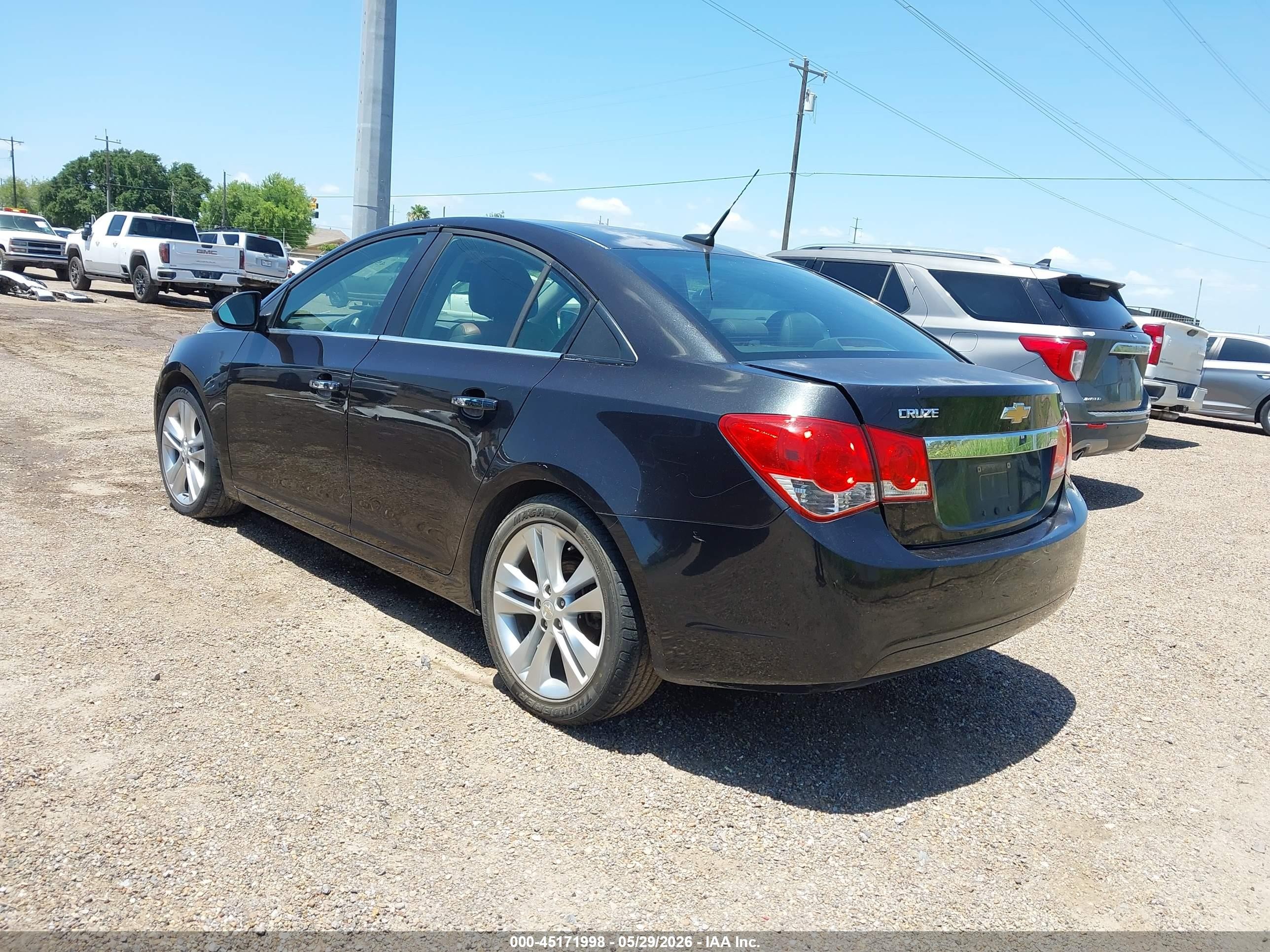 2011 Chevrolet Cruze Ltz Черный vin: 1G1PH5S93B7229095