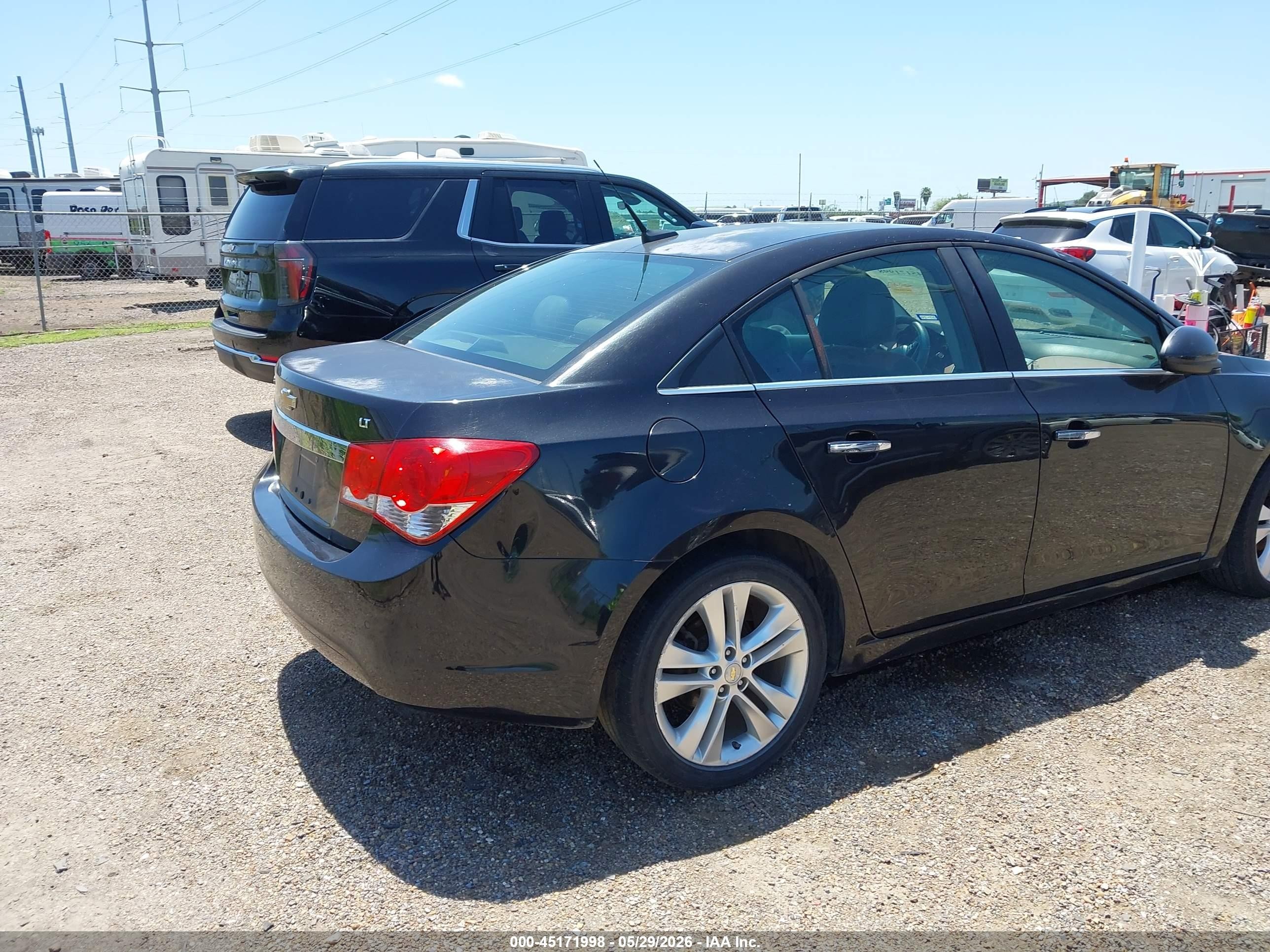 2011 Chevrolet Cruze Ltz Черный vin: 1G1PH5S93B7229095