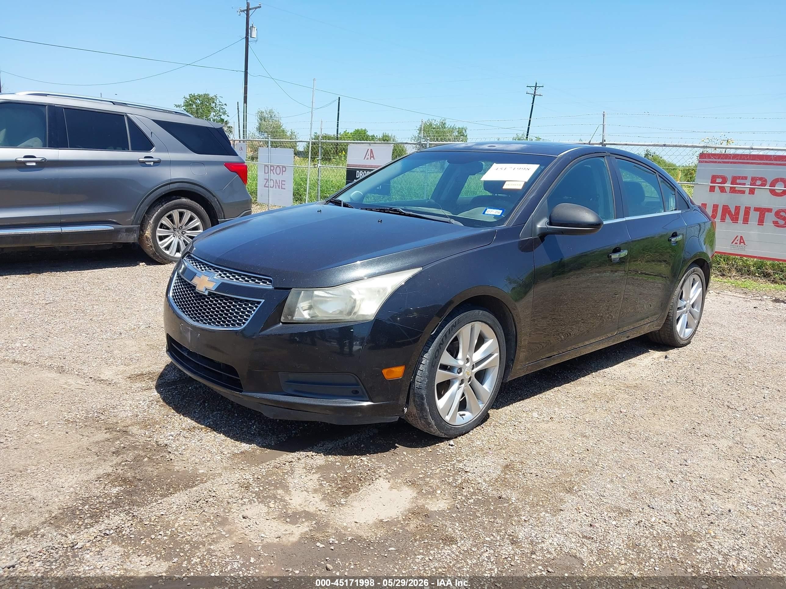 2011 Chevrolet Cruze Ltz Черный vin: 1G1PH5S93B7229095