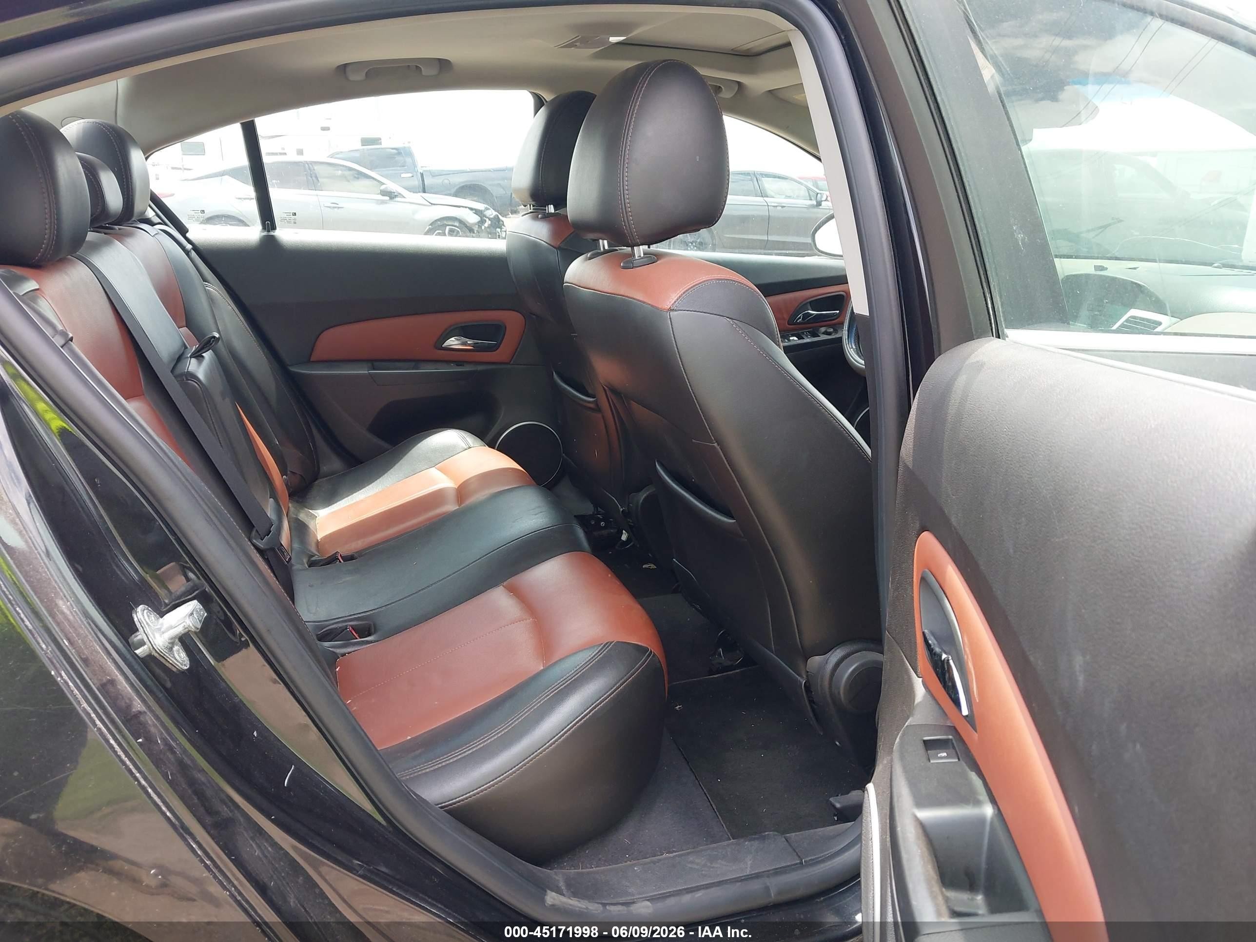 2011 Chevrolet Cruze Ltz Черный vin: 1G1PH5S93B7229095