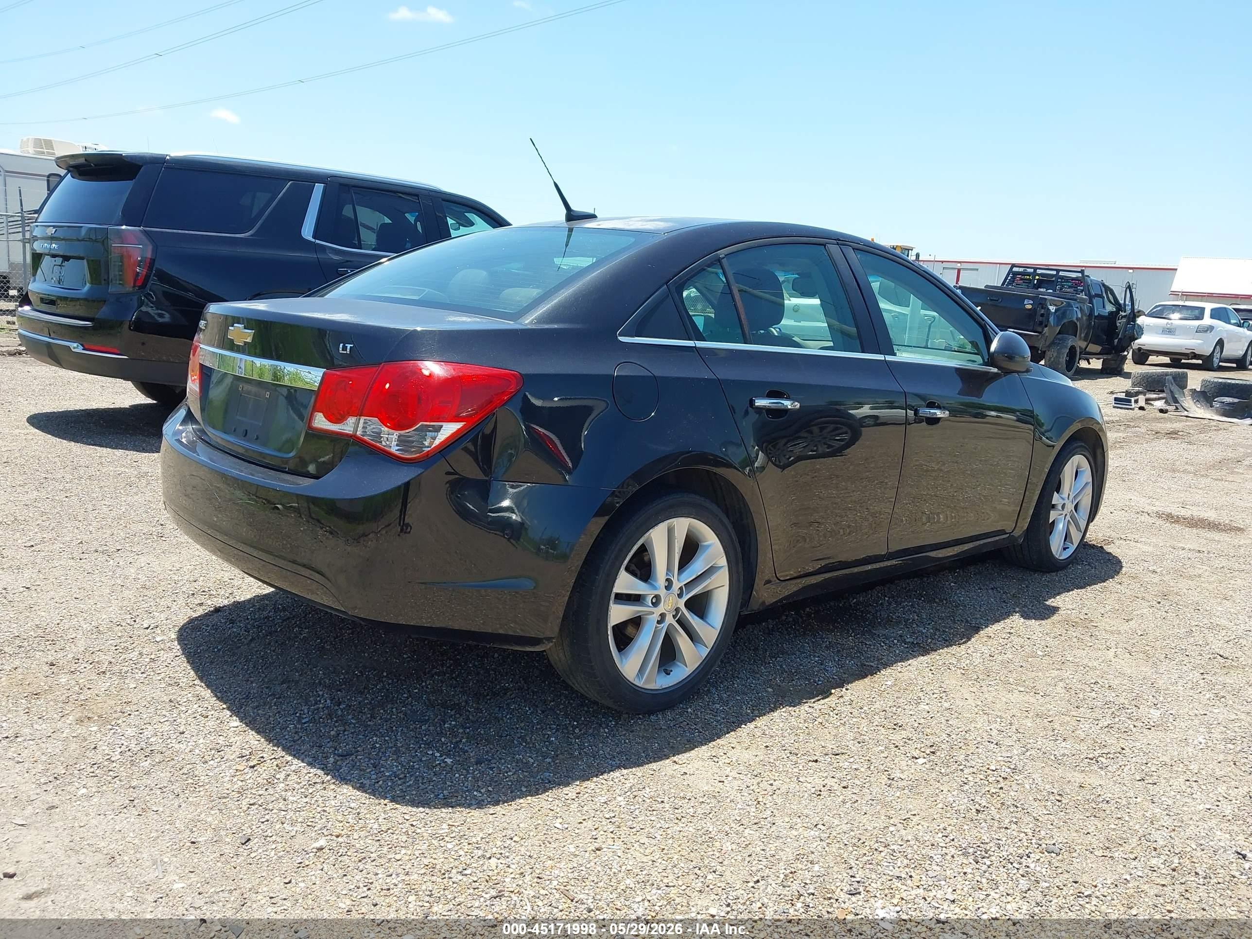 2011 Chevrolet Cruze Ltz Черный vin: 1G1PH5S93B7229095
