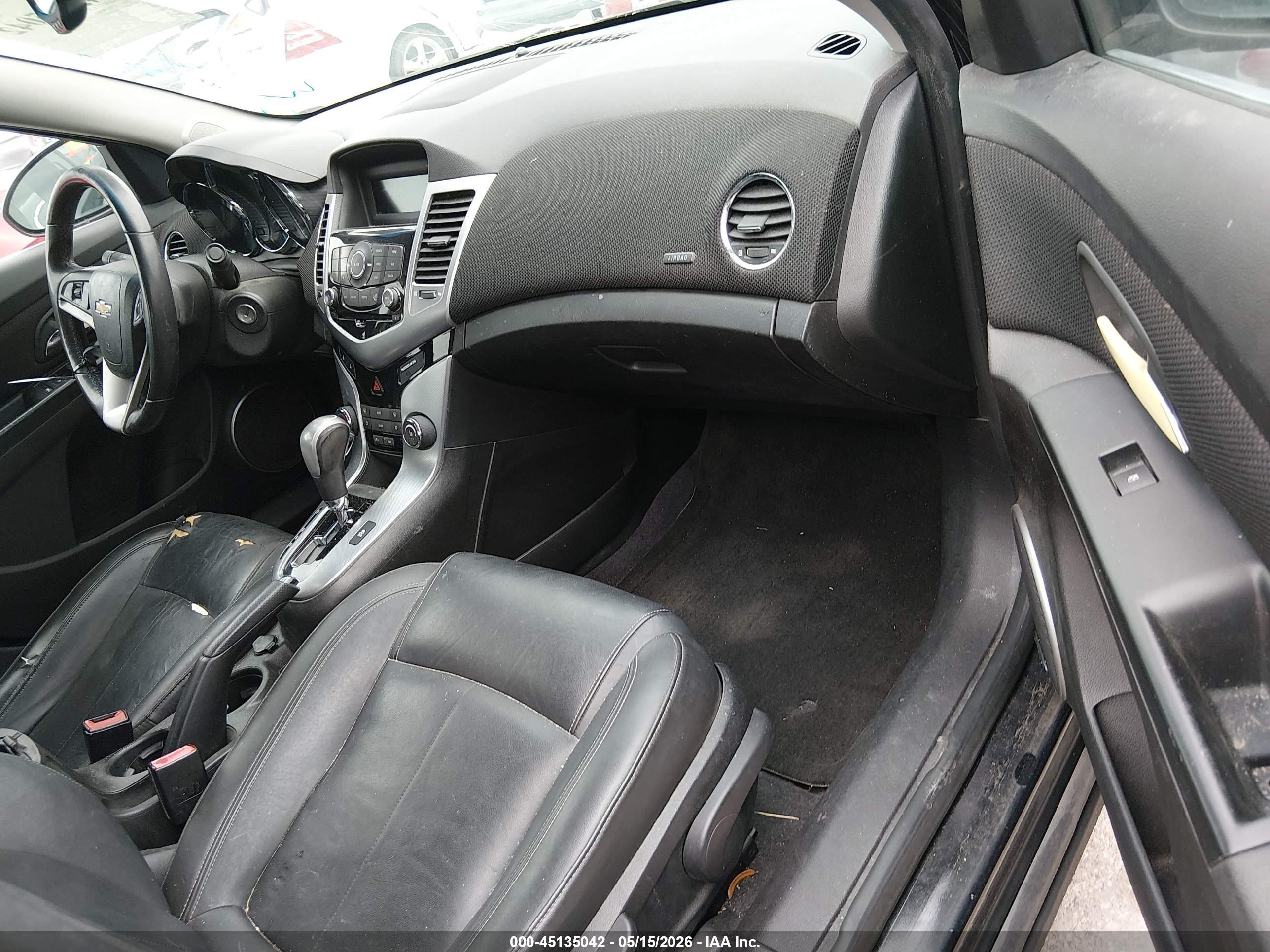 2011 Chevrolet Cruze Ltz Черный vin: 1G1PH5S93B7232076