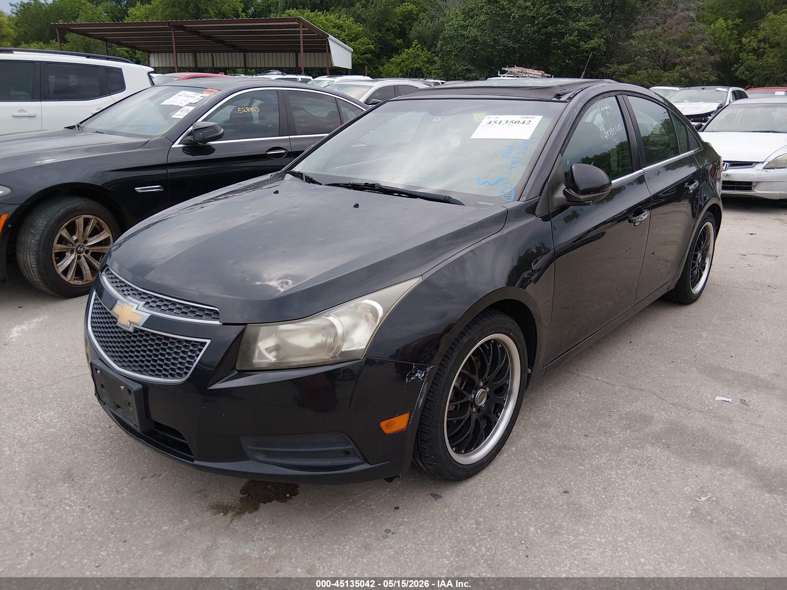 2011 Chevrolet Cruze Ltz Черный vin: 1G1PH5S93B7232076