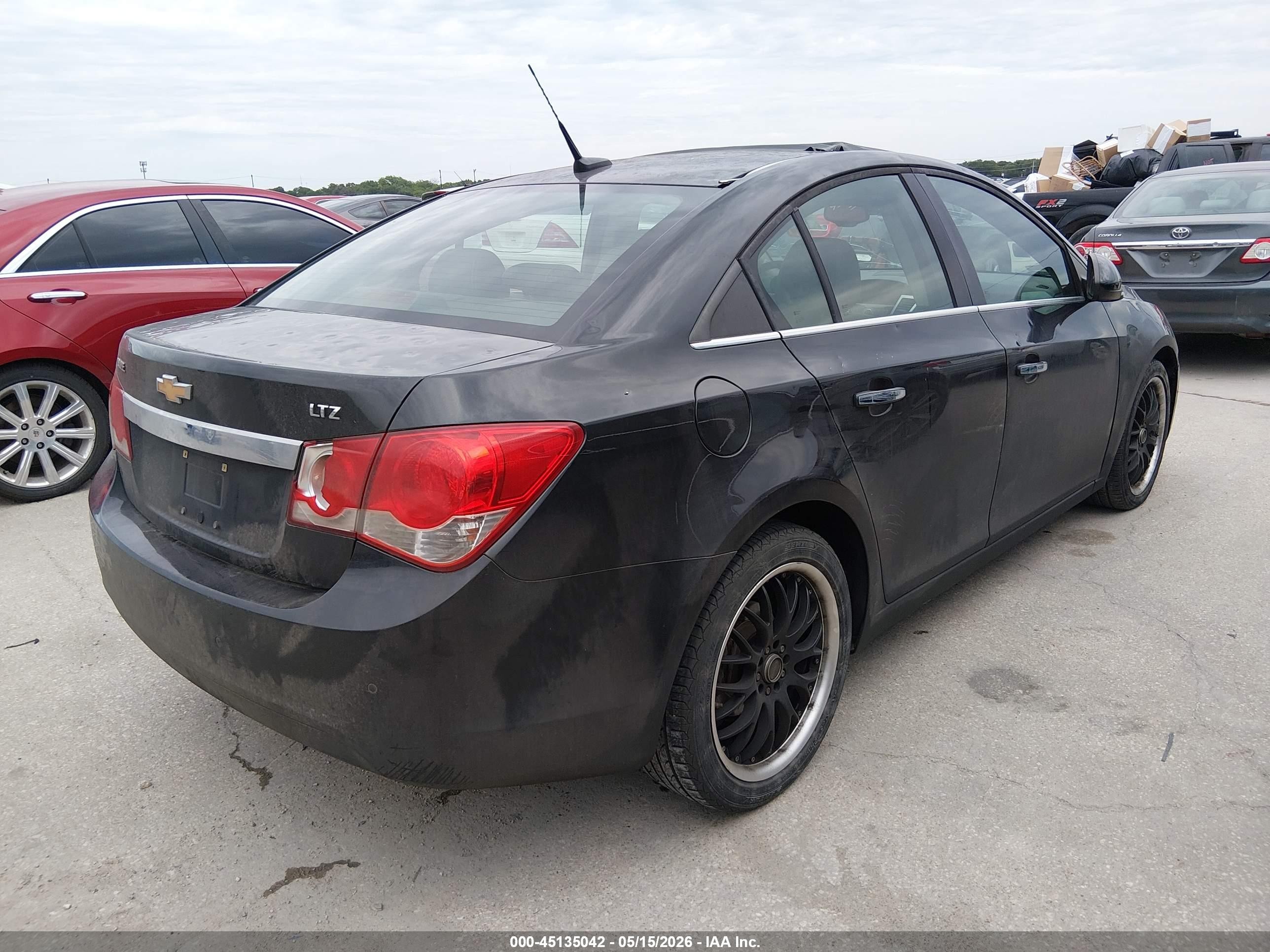2011 Chevrolet Cruze Ltz Черный vin: 1G1PH5S93B7232076