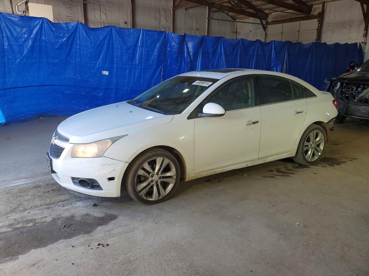 2011 Chev Cruze White vin: 1G1PH5S94B7160868