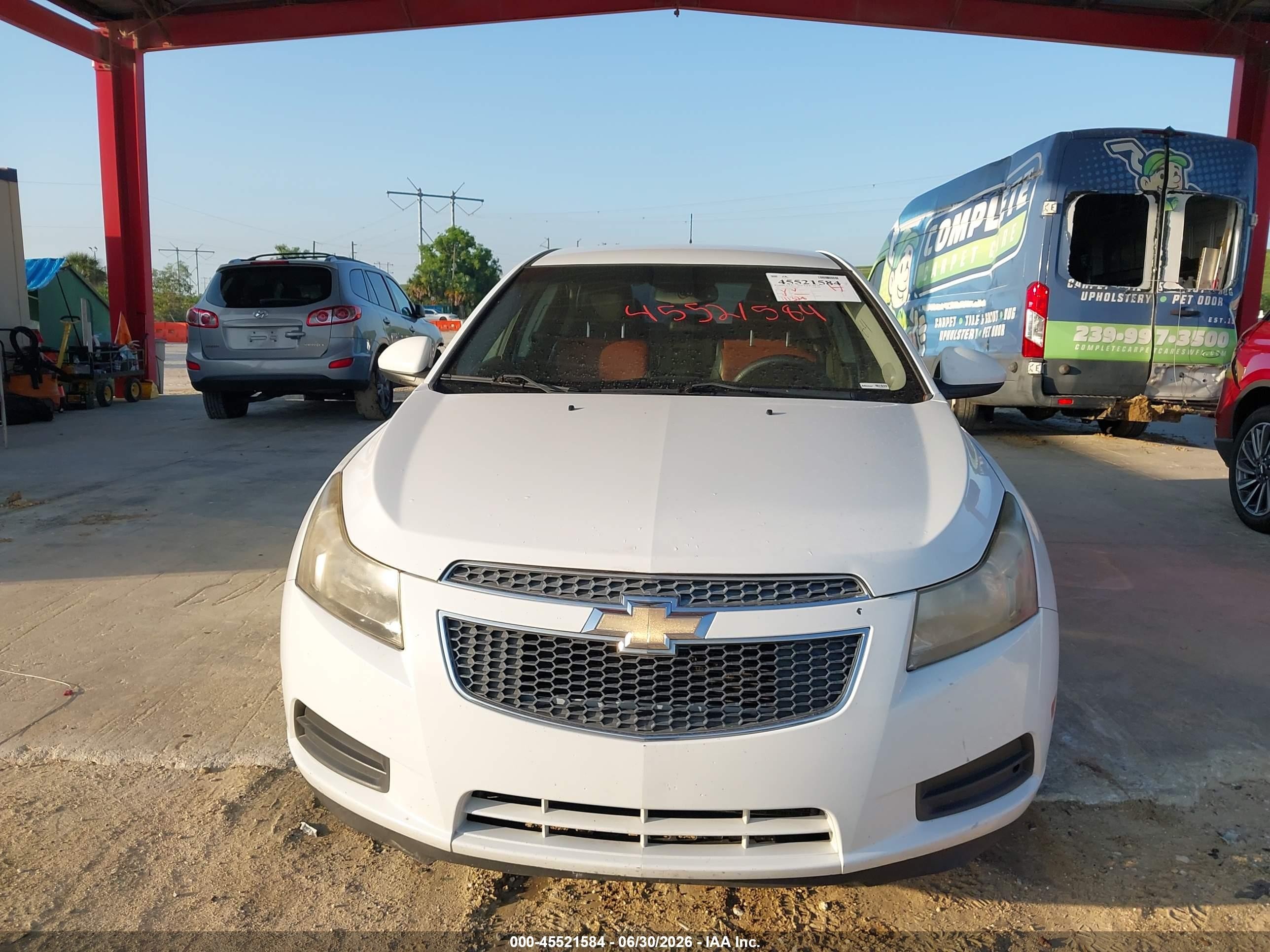 2011 Chevrolet Cruze Ltz White vin: 1G1PH5S94B7176018