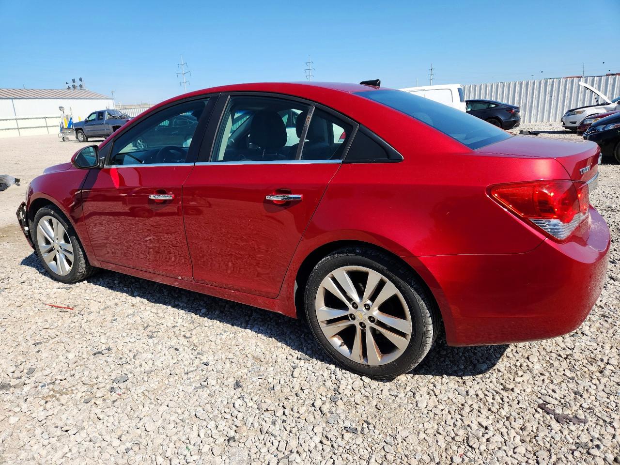2011 Chevrolet Cruze Ltz Red vin: 1G1PH5S94B7247024
