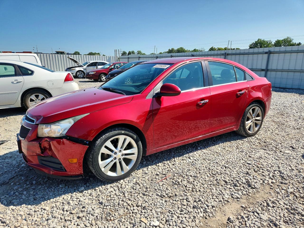 2011 Chevrolet Cruze Ltz Red vin: 1G1PH5S94B7247024