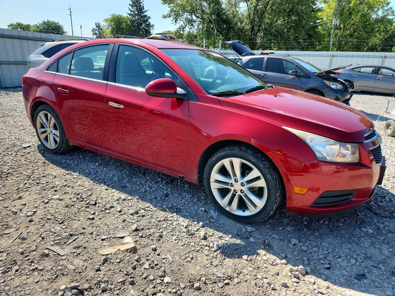2011 Chevrolet Cruze Ltz Red vin: 1G1PH5S94B7247024