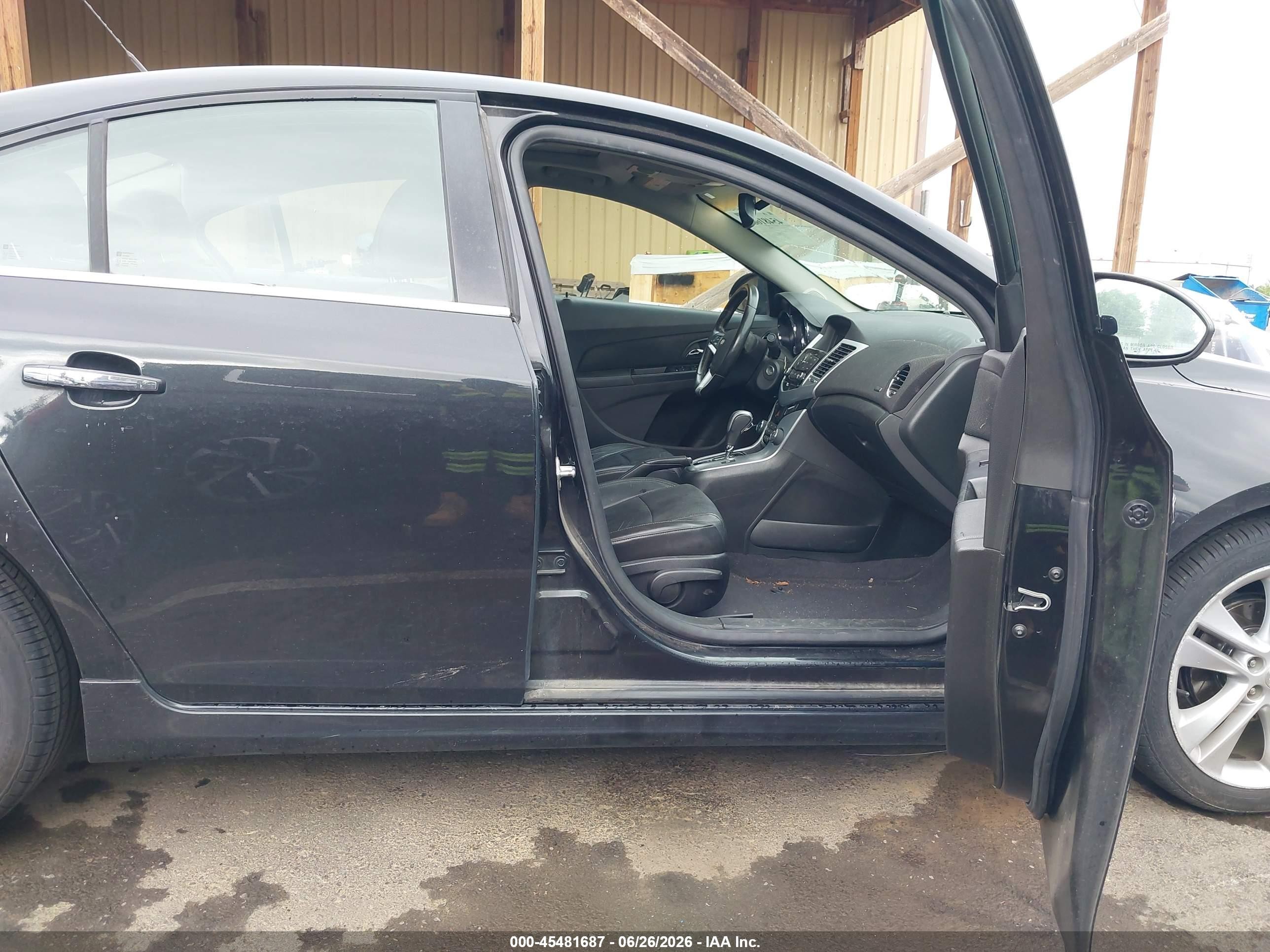 2011 Chevrolet Cruze Ltz Black vin: 1G1PH5S94B7271260