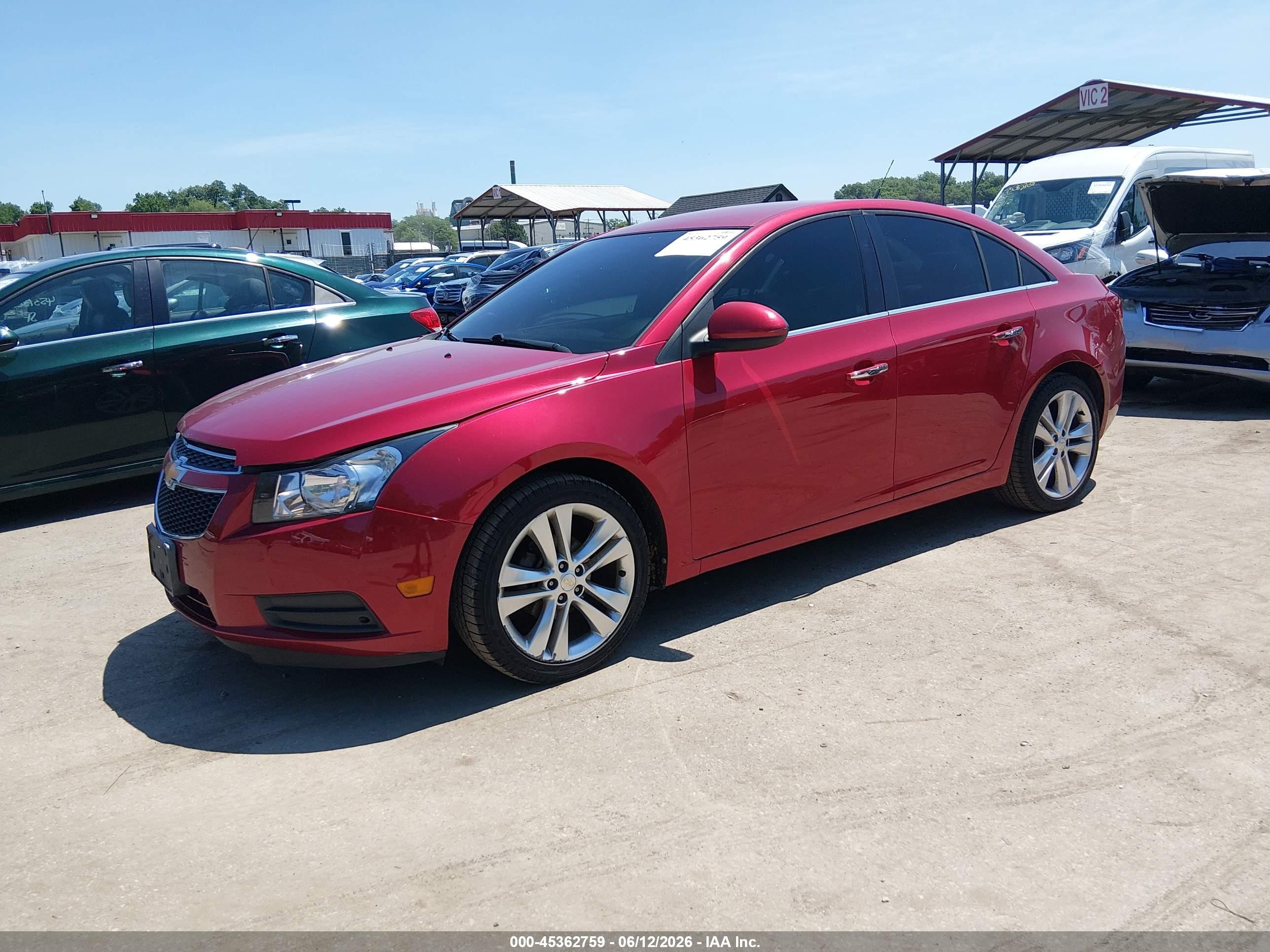 2011 Chevrolet Cruze Ltz Красный vin: 1G1PH5S95B7182040
