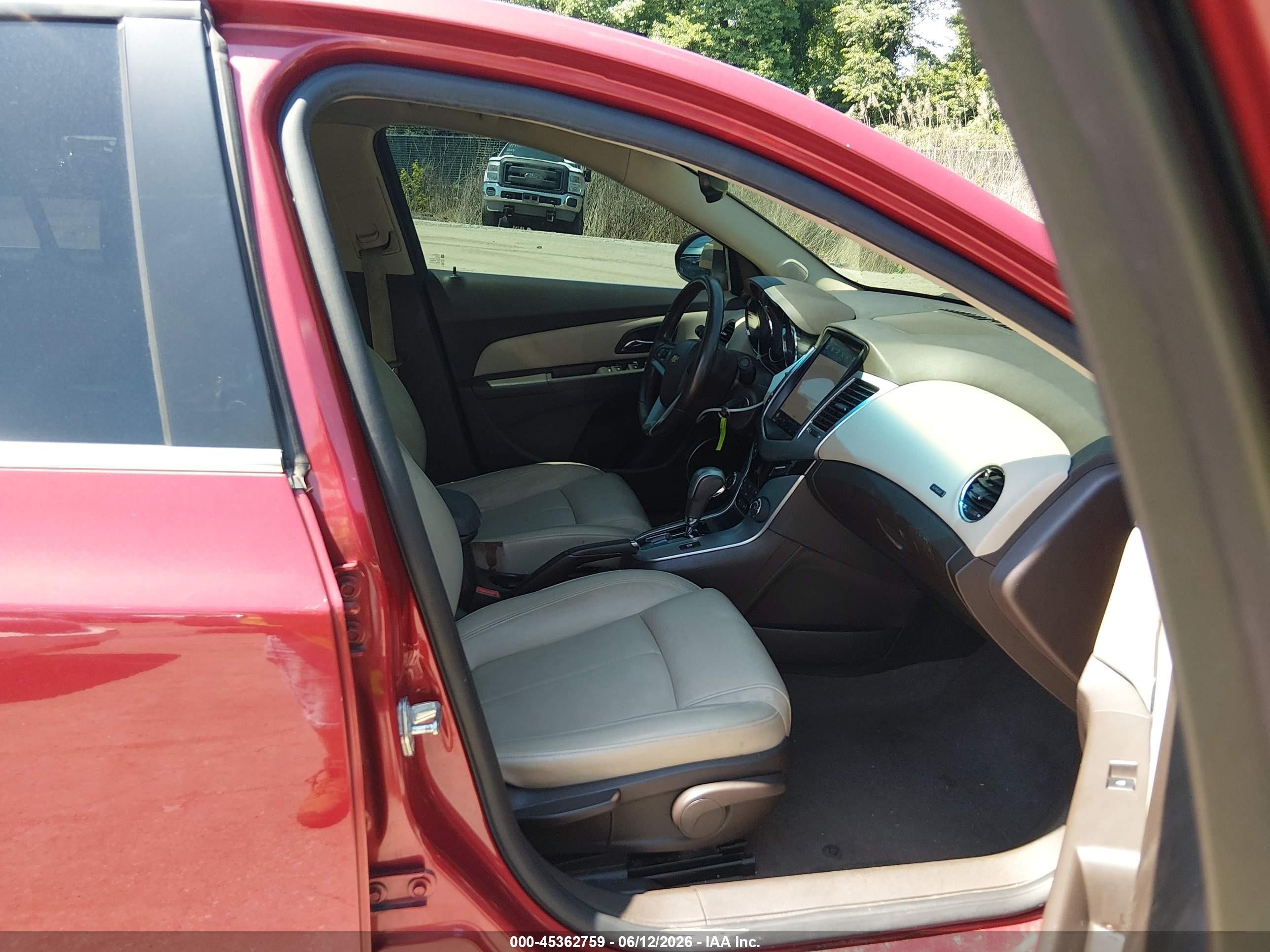 2011 Chevrolet Cruze Ltz Красный vin: 1G1PH5S95B7182040