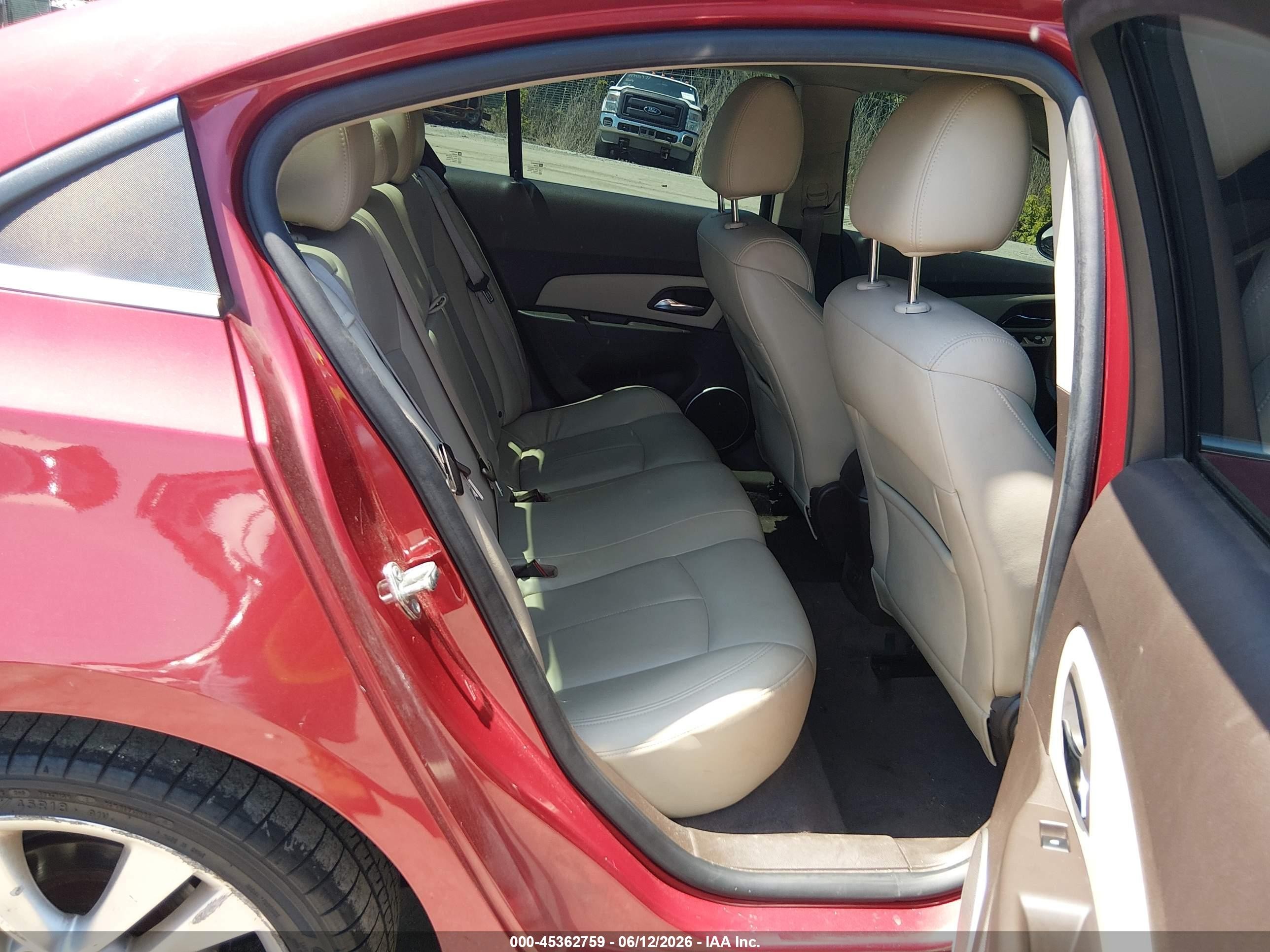 2011 Chevrolet Cruze Ltz Красный vin: 1G1PH5S95B7182040
