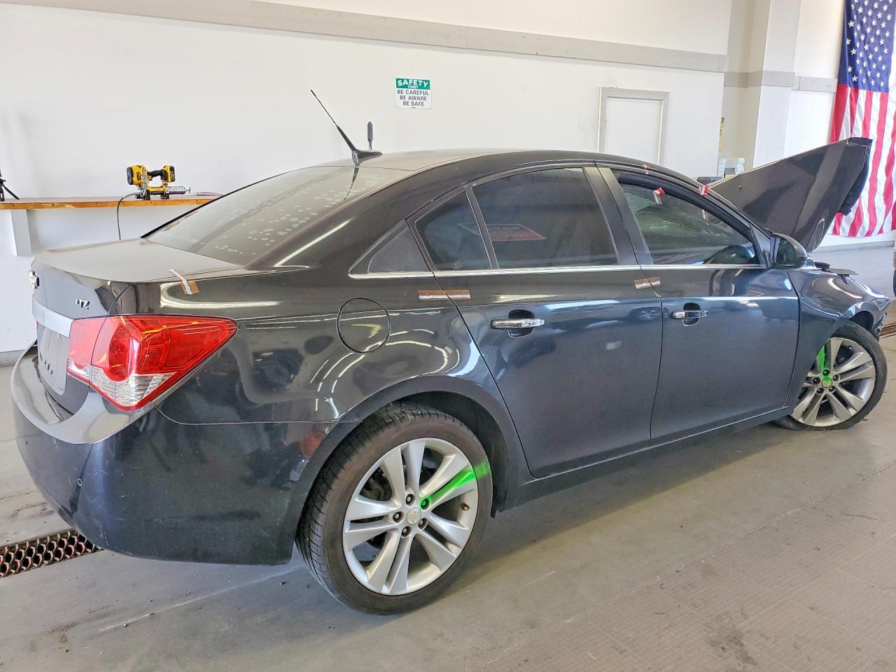 2011 Chevrolet Cruze Ltz Black vin: 1G1PH5S96B7191006
