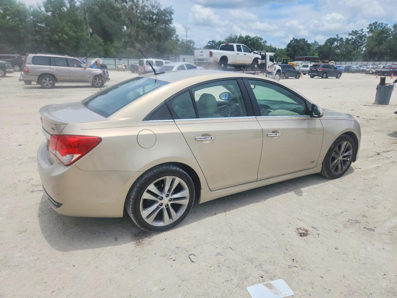 2011 Chevrolet Cruze Ltz Beige vin: 1G1PH5S96B7307126