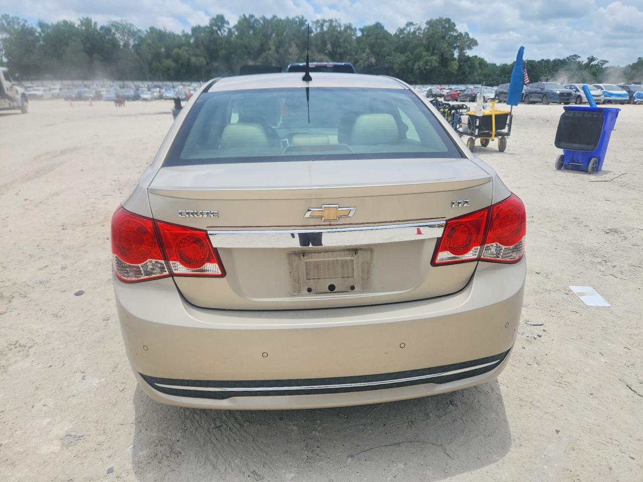 2011 Chevrolet Cruze Ltz Beige vin: 1G1PH5S96B7307126