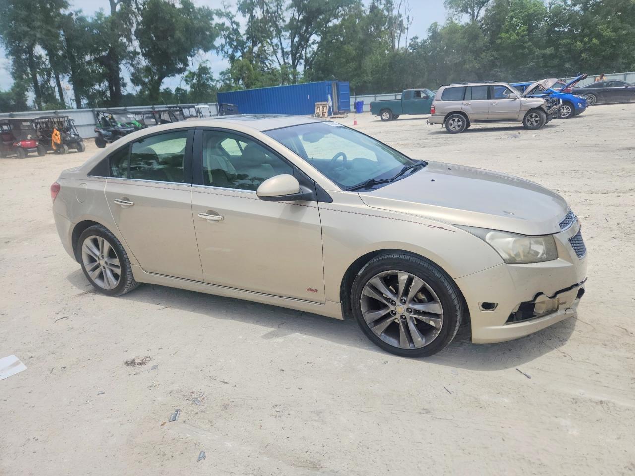 2011 Chevrolet Cruze Ltz Beige vin: 1G1PH5S96B7307126