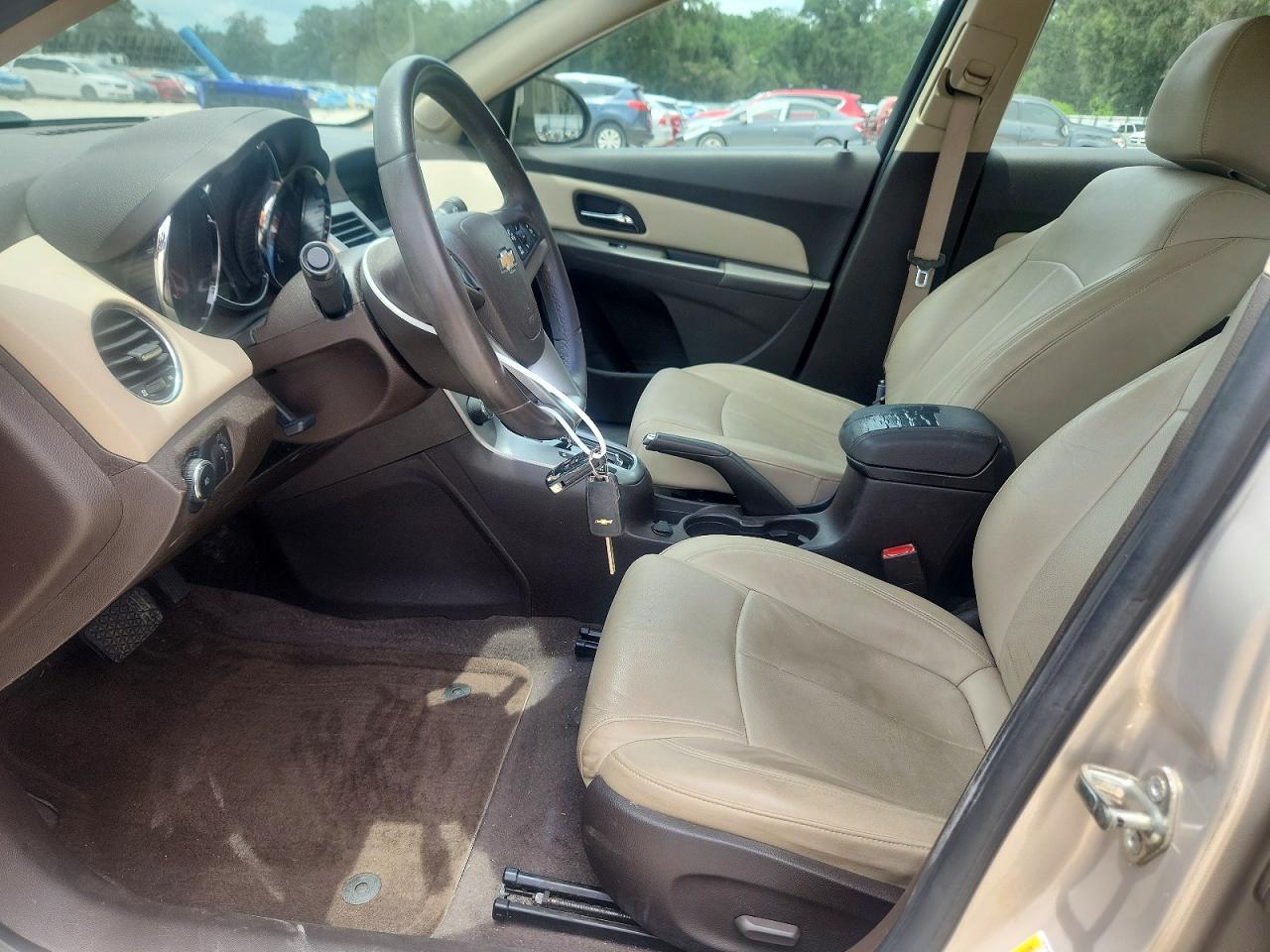 2011 Chevrolet Cruze Ltz Beige vin: 1G1PH5S96B7307126