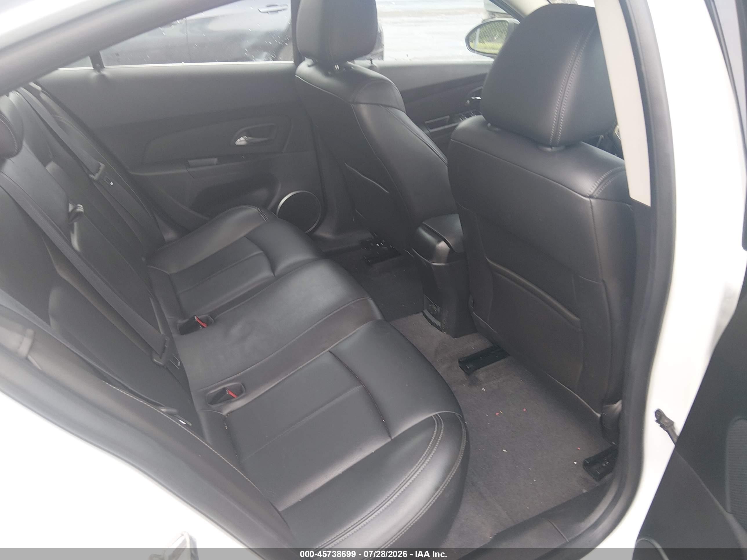 2011 Chevrolet Cruze Ltz White vin: 1G1PH5S97B7143806