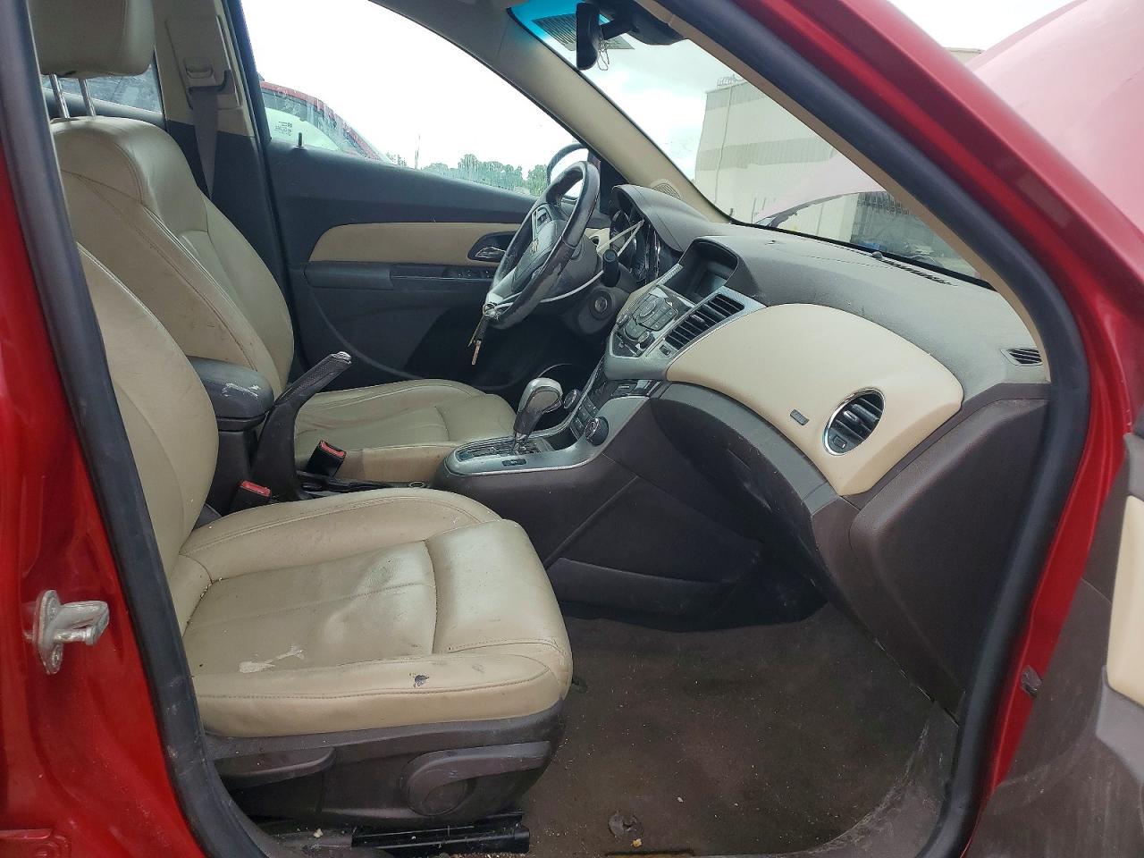 2011 Chevrolet Cruze Ltz Red vin: 1G1PH5S97B7223784