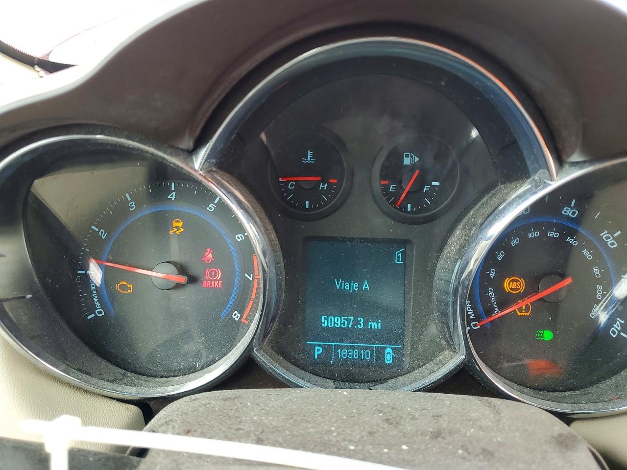 2011 Chevrolet Cruze Ltz Red vin: 1G1PH5S97B7223784