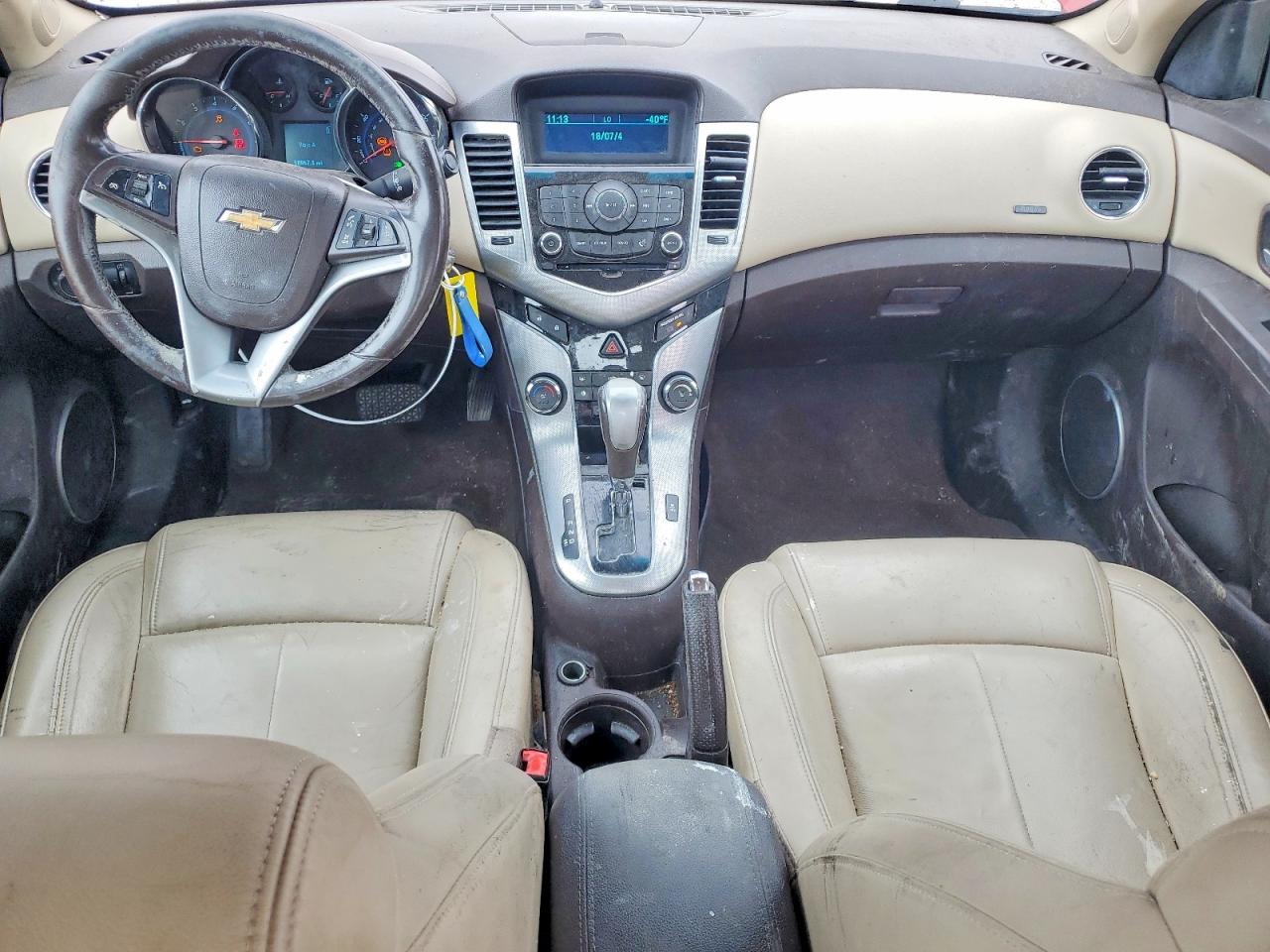 2011 Chevrolet Cruze Ltz Red vin: 1G1PH5S97B7223784