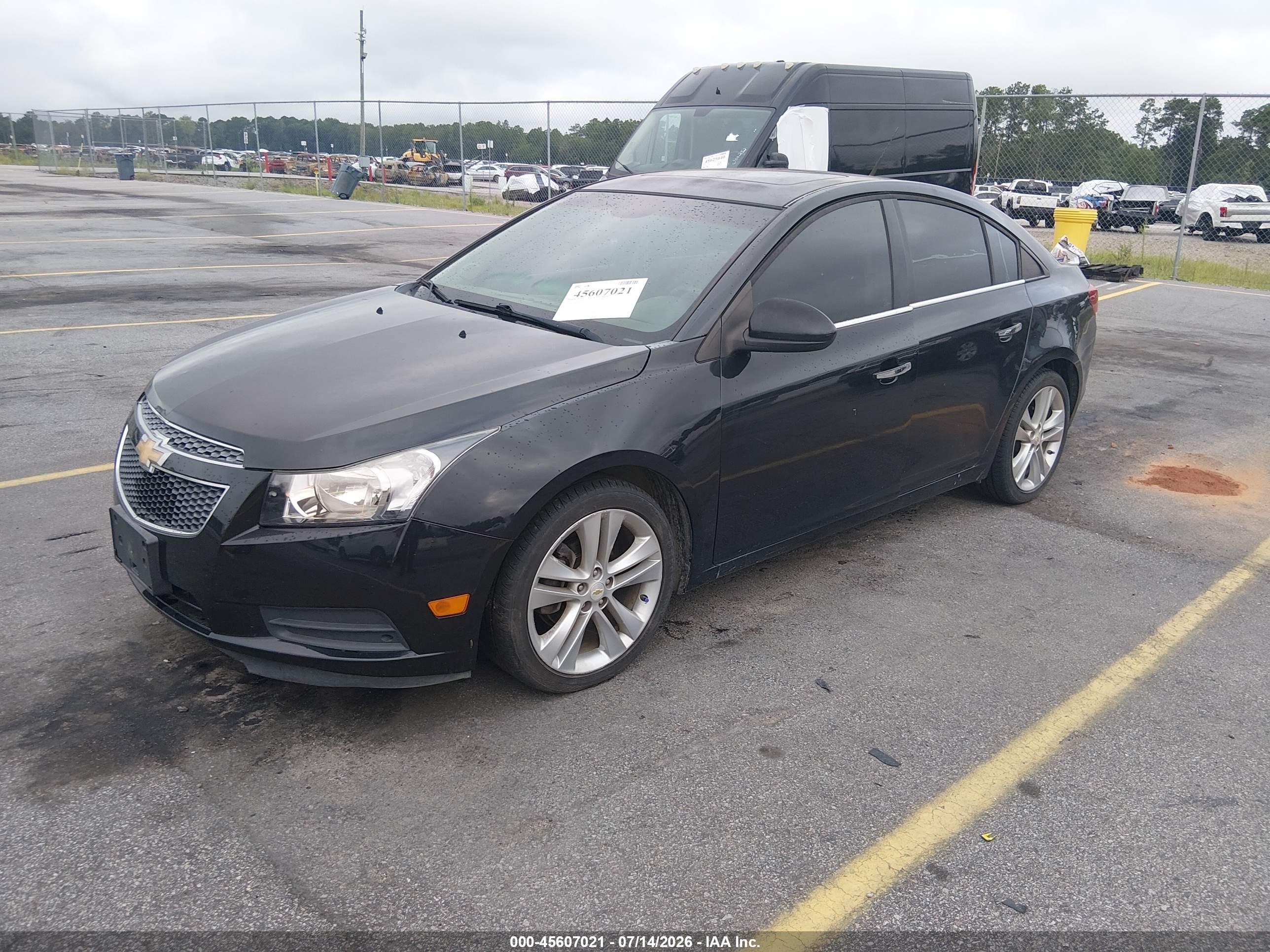2011 Chevrolet Cruze Ltz Черный vin: 1G1PH5S98B7110054