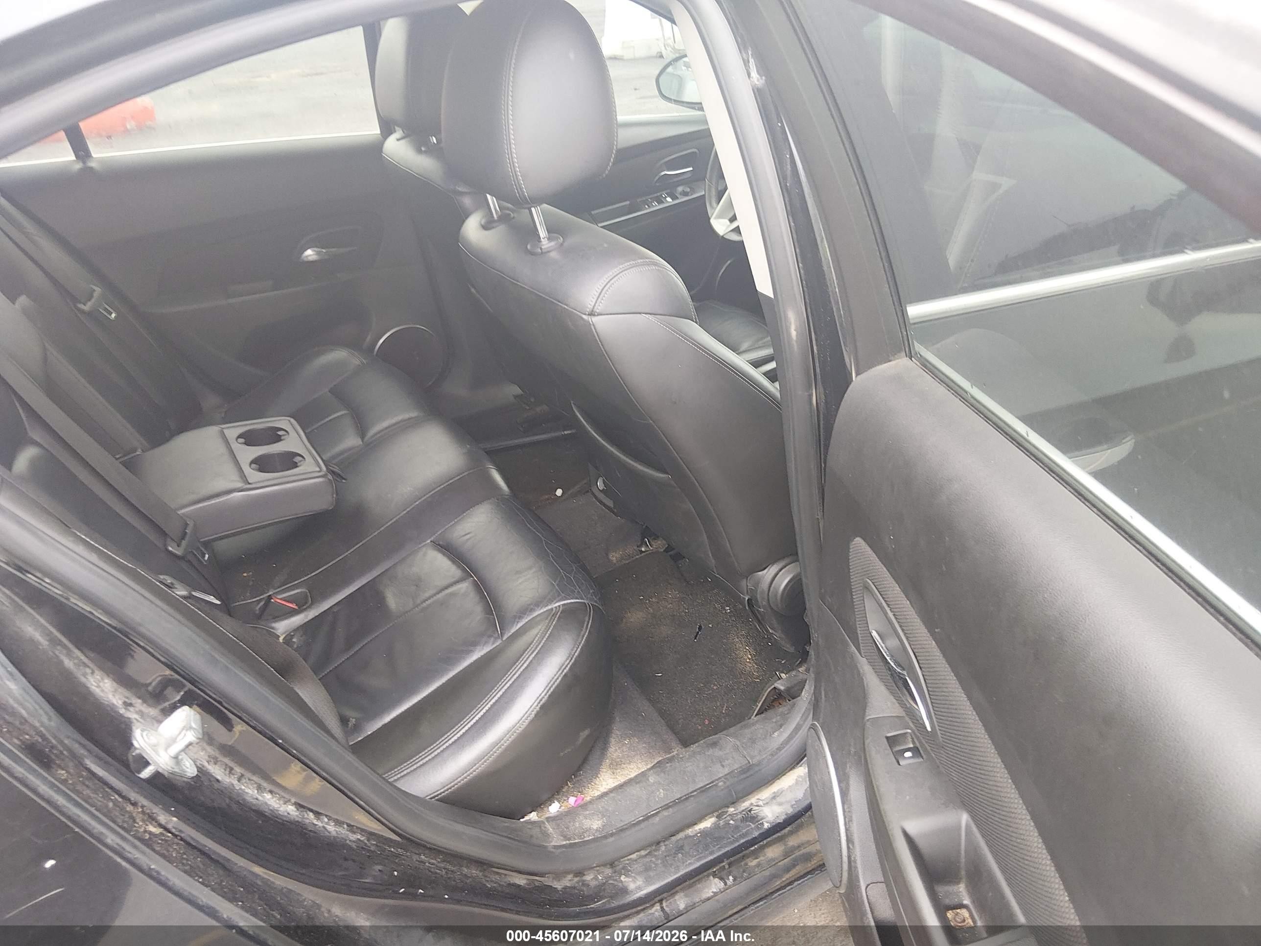 2011 Chevrolet Cruze Ltz Черный vin: 1G1PH5S98B7110054