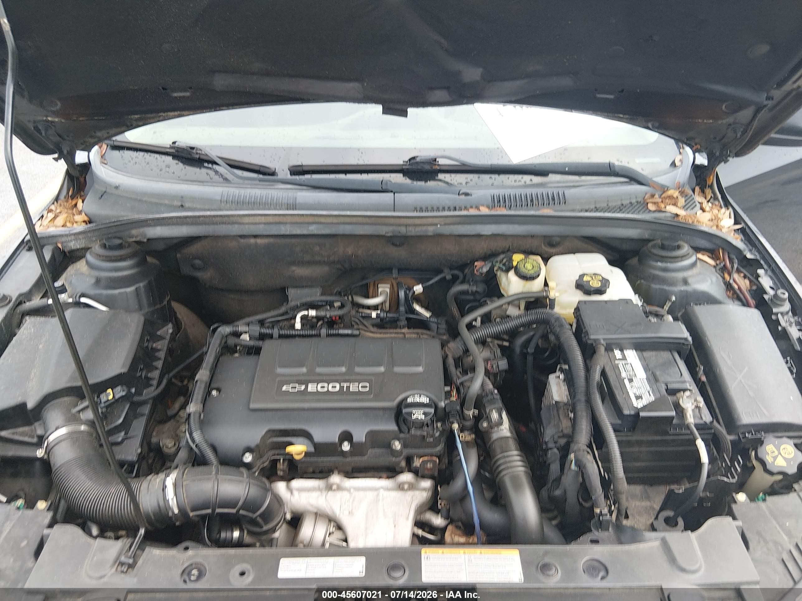 2011 Chevrolet Cruze Ltz Черный vin: 1G1PH5S98B7110054