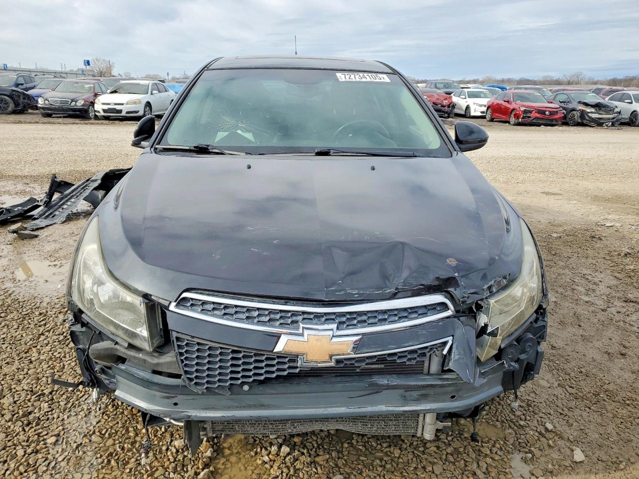 2011 Chevrolet Cruze Ltz Black vin: 1G1PH5S98B7158346