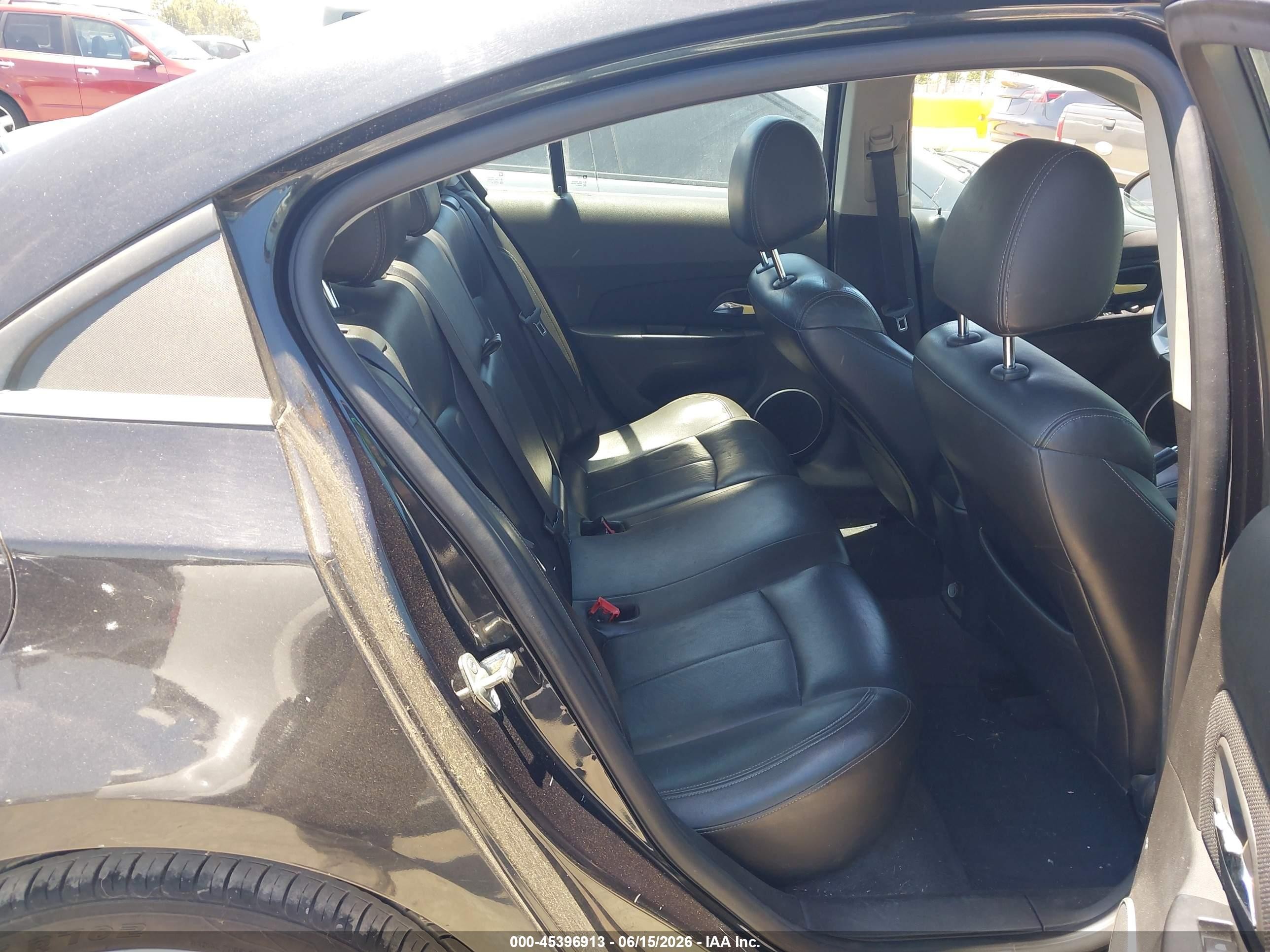 2011 Chevrolet Cruze Ltz Black vin: 1G1PH5S98B7182713