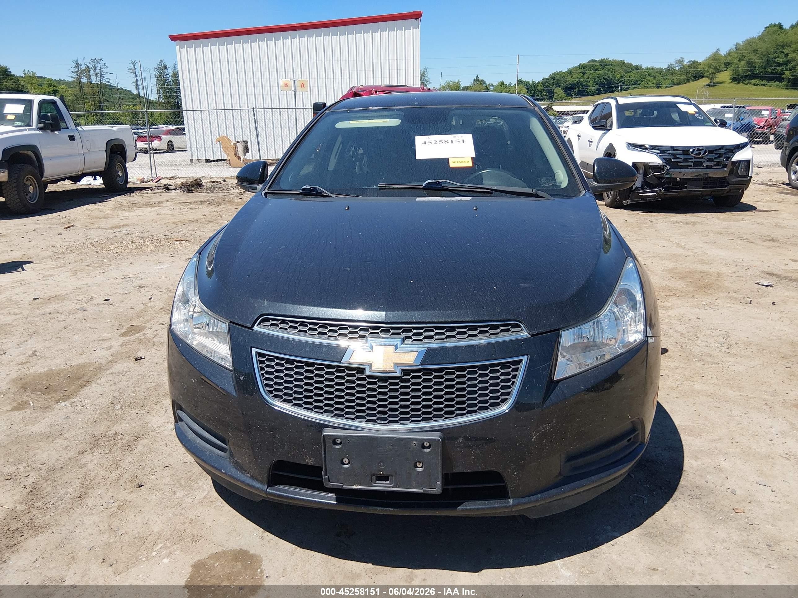 2011 Chevrolet Cruze Ltz Black vin: 1G1PH5S98B7202927