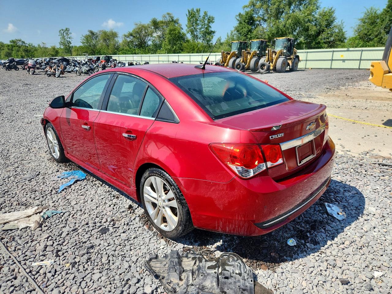 2011 Chevrolet Cruze Ltz Red vin: 1G1PH5S98B7230551