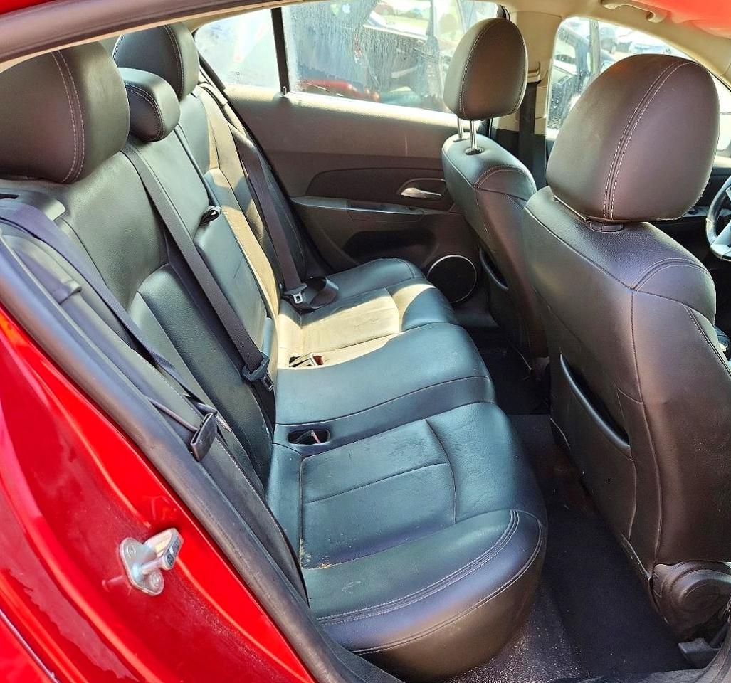2011 Chevrolet Cruze Ltz Red vin: 1G1PH5S98B7230551